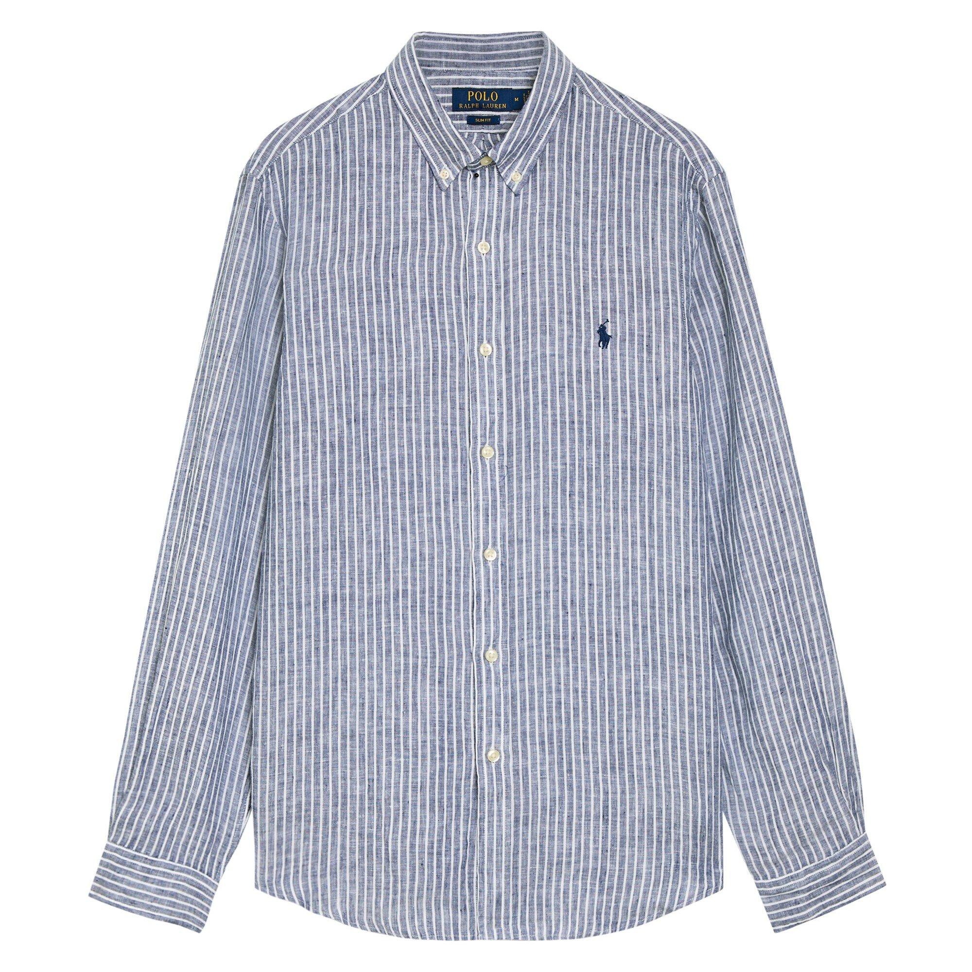 NAVY AND OTHER - Polo Ralph Lauren - PRL LS STRIPE SPORT SHIRT
