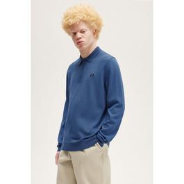 Fred Perry Classic Knit Long Sleeve Polo Shirt