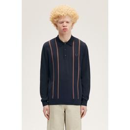 Fred Perry Stripe Knit Polo