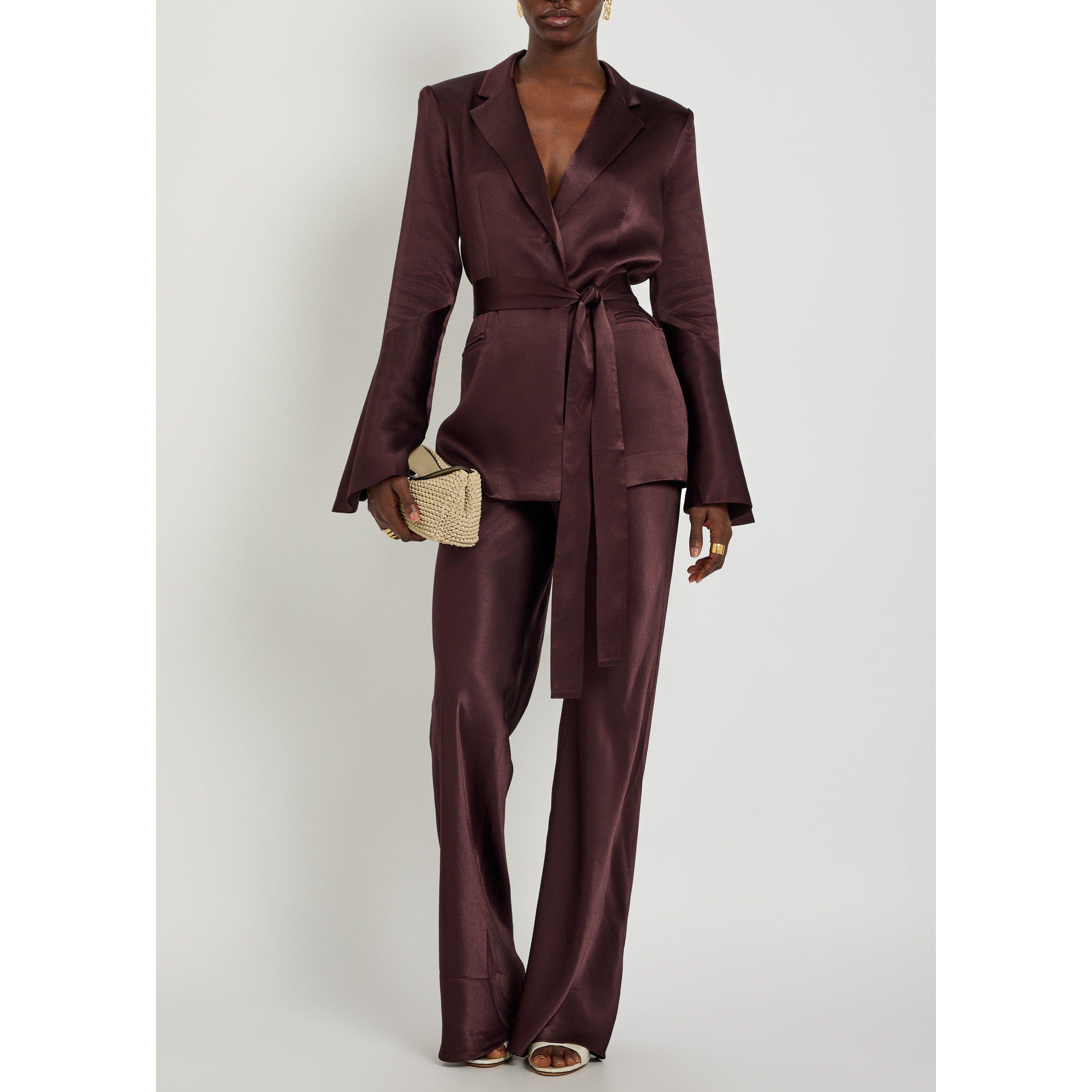 DARK BROWN - Shona Joy - BZ La Lune Flared Blazer - 5