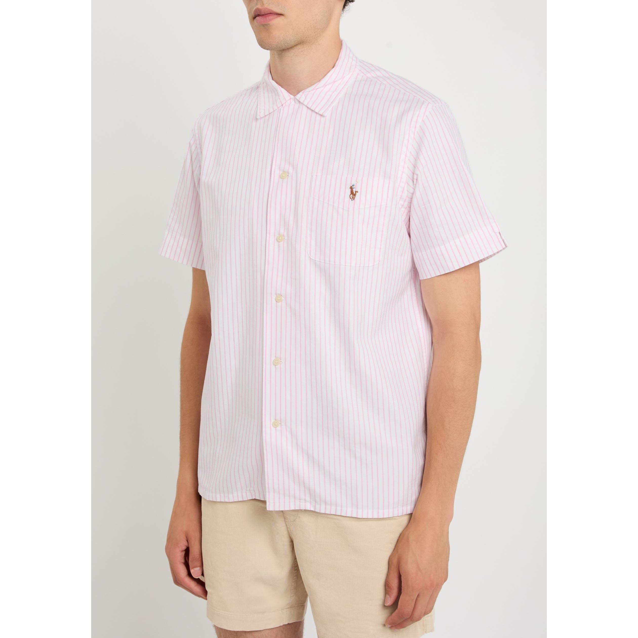 WHITE AND OTHER - Polo Ralph Lauren - Men's Striped Cotton Short-Sleeve Shirt - 2