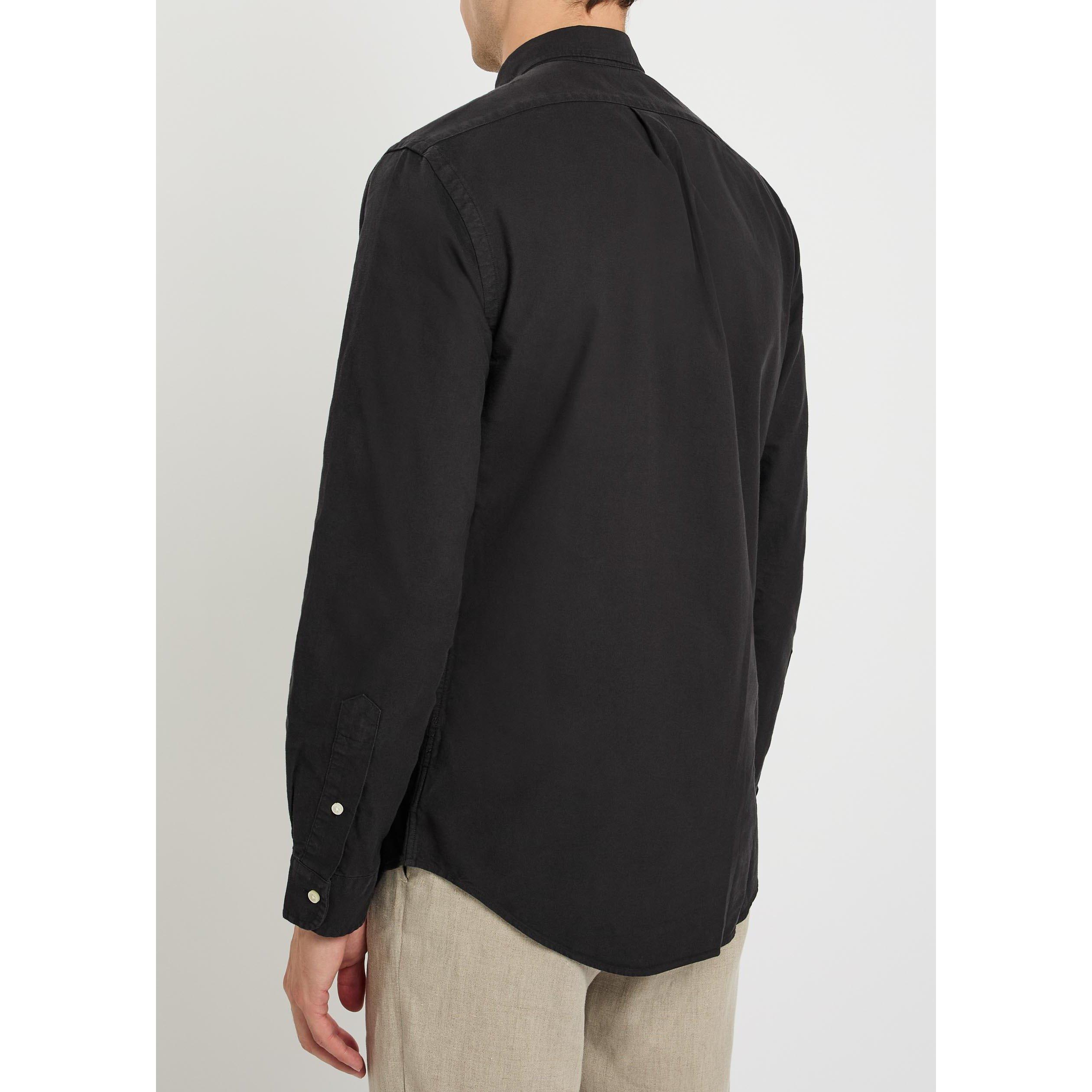 BLACK AND OTHER - Polo Ralph Lauren - Men's Long-Sleeve Cotton Slim-Fit Oxford Shirt - 3
