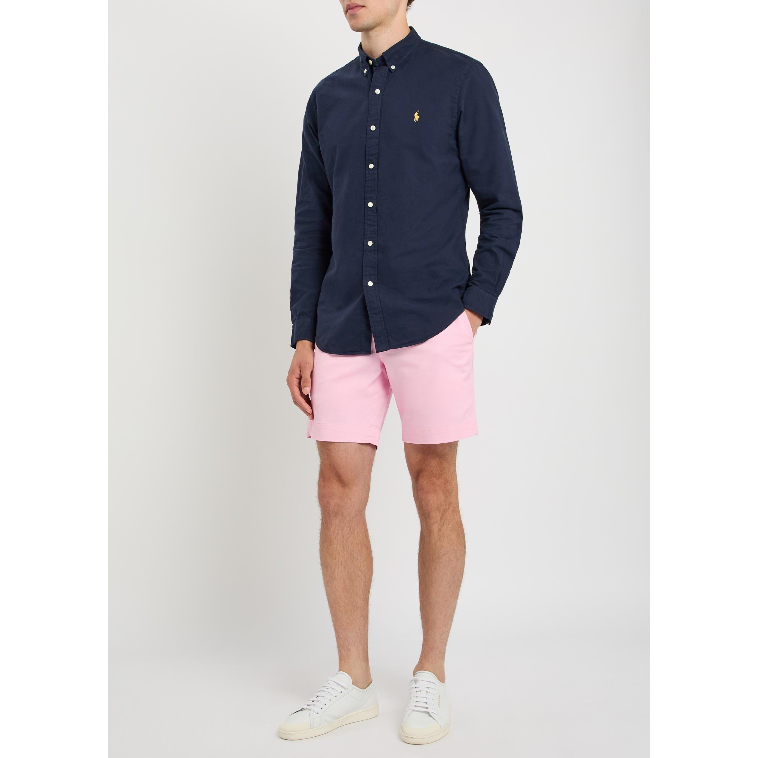 NAVY AND OTHER - Polo Ralph Lauren - Men's Cotton Long-Sleeve Slim-Fit Shirt - 5