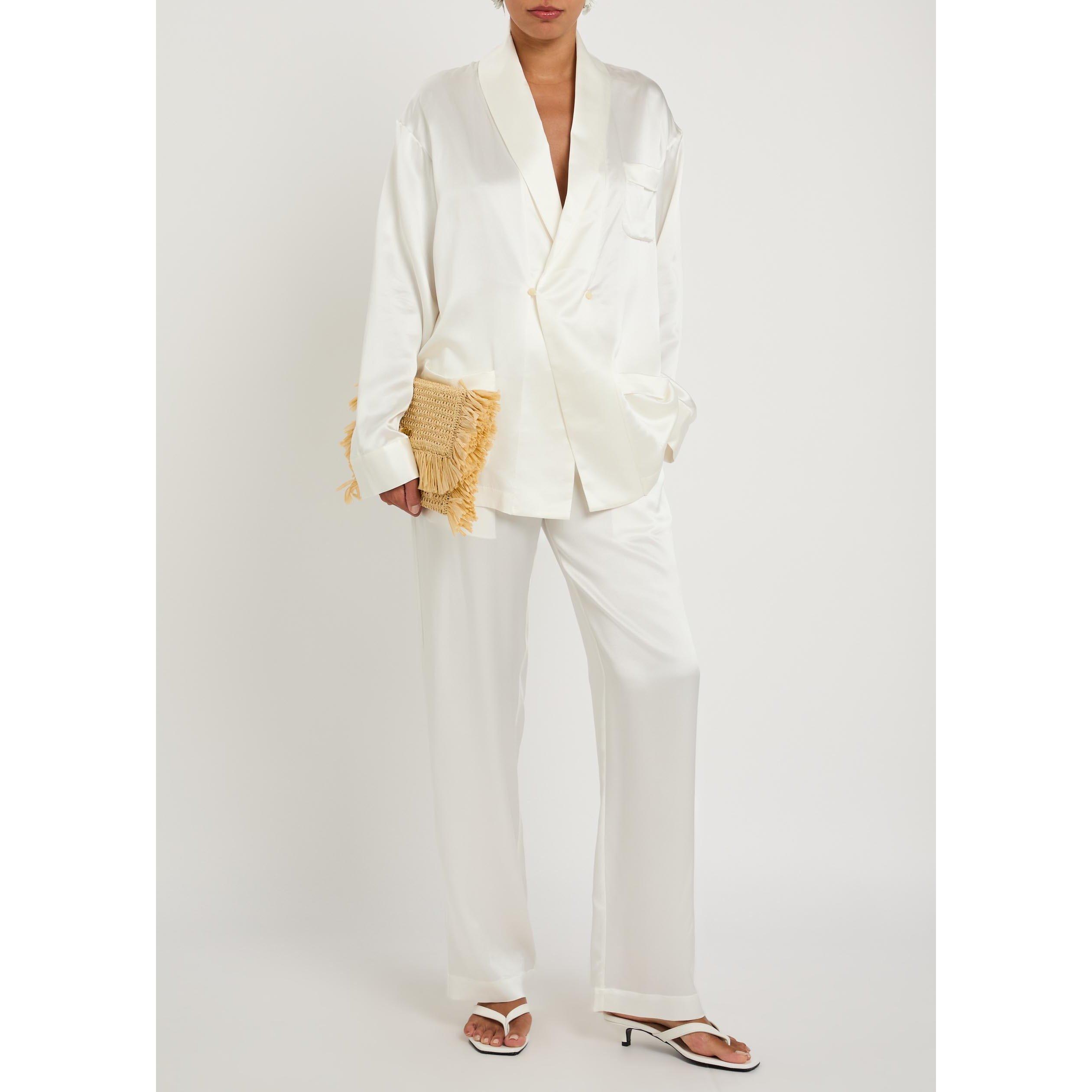 IVORY - Delos - Women's Gilbert Silk Blazer - 5