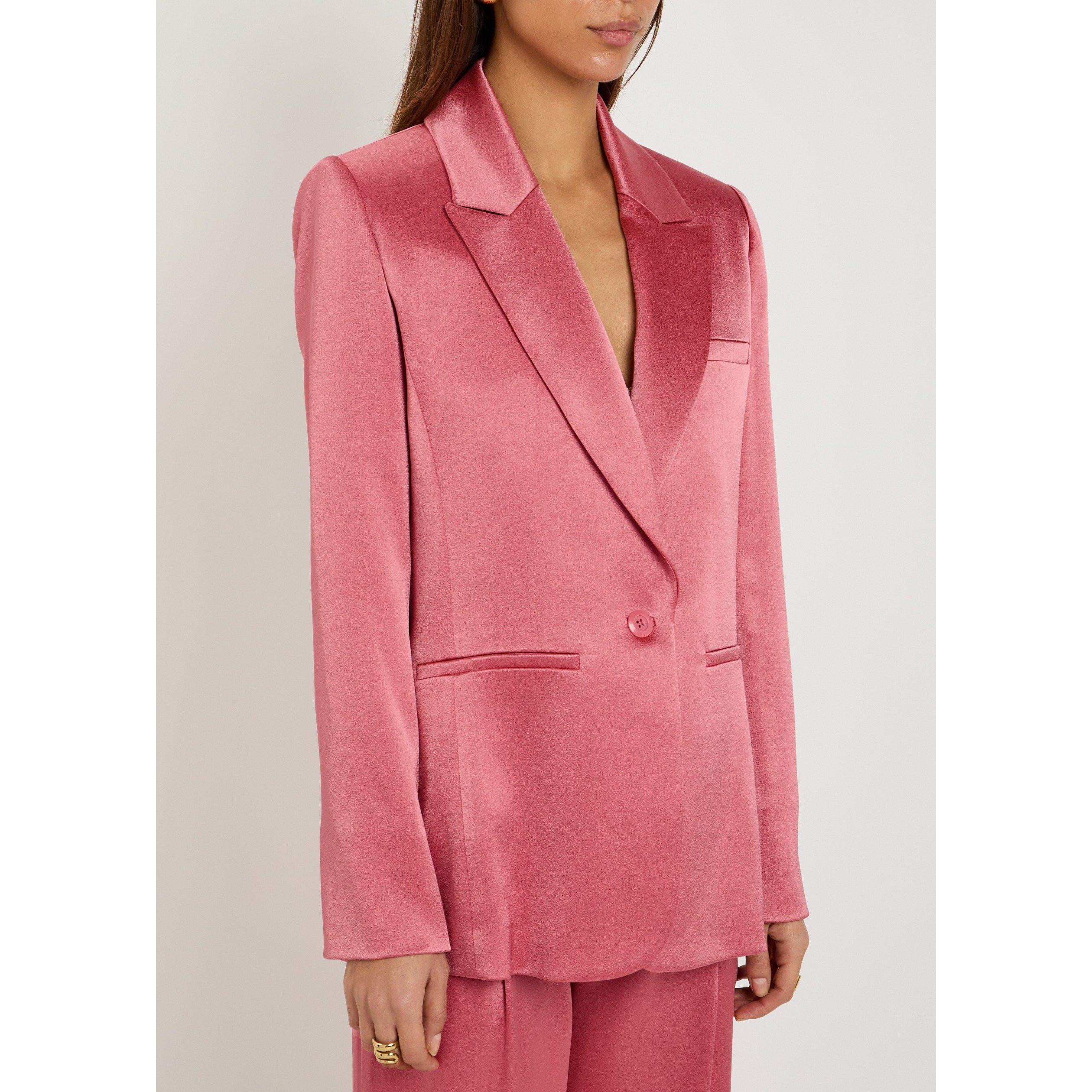 PINK - Alice And Olivia - BZ Billie Roll Cuff Blazer - 2