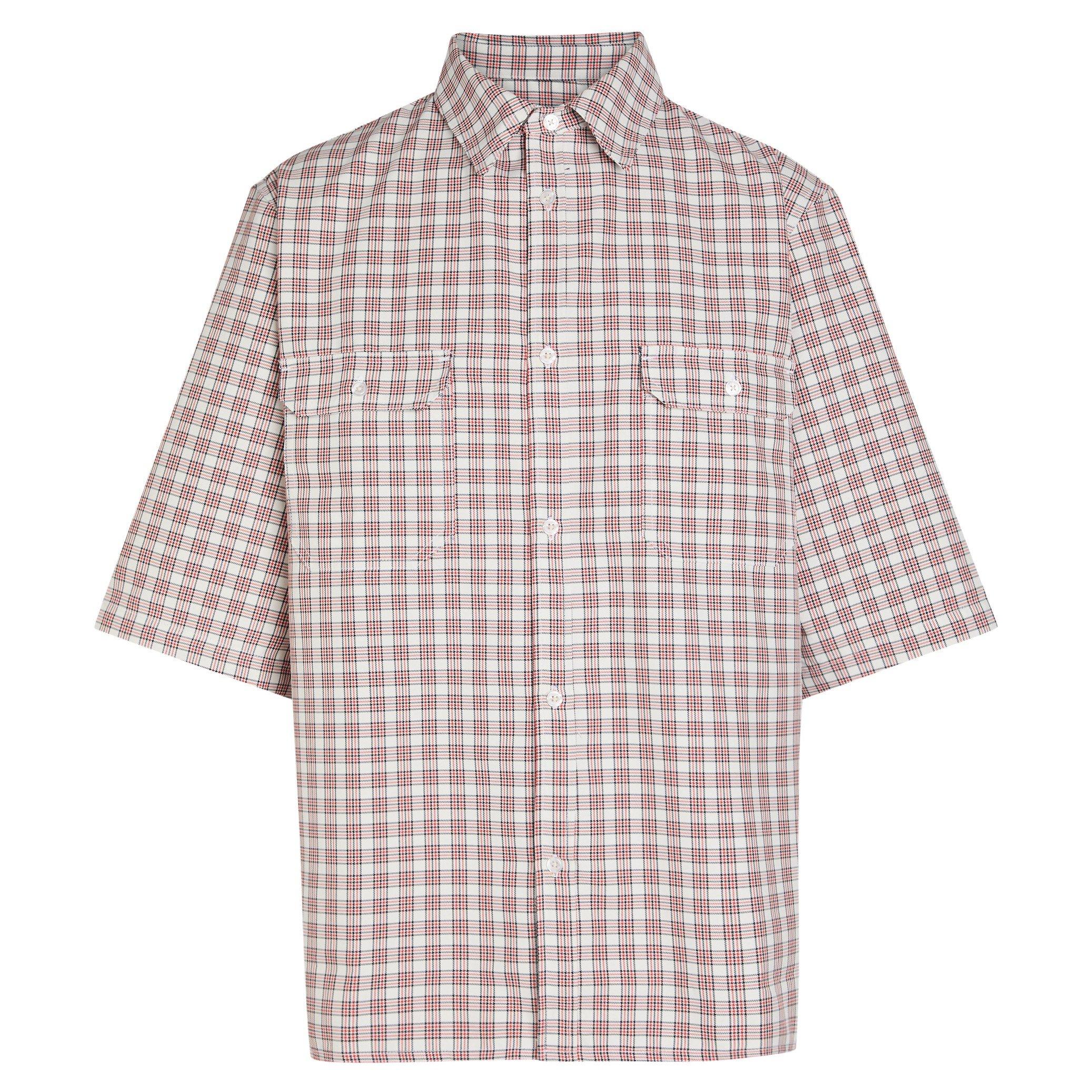 RED AND WHITE - Willy Chavarria - WC CORCORAN SHIRT