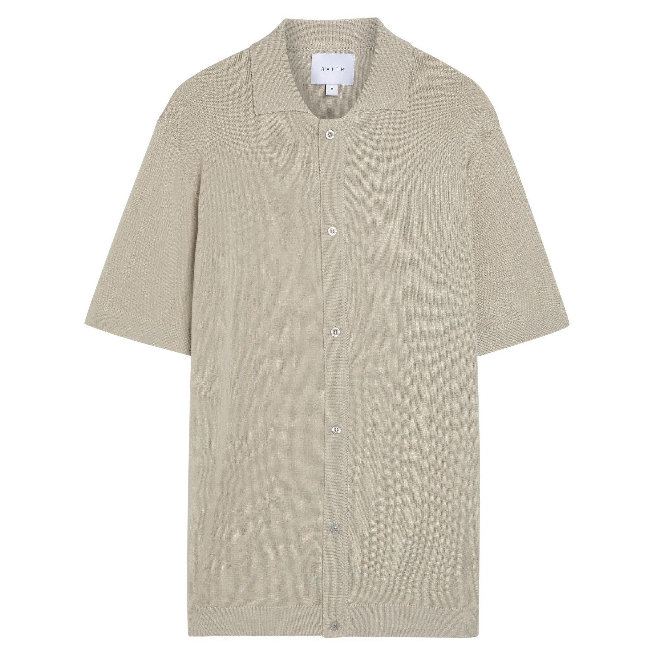 CREAM - Raith - RAITH PEDRO KNIT SHIRT SS