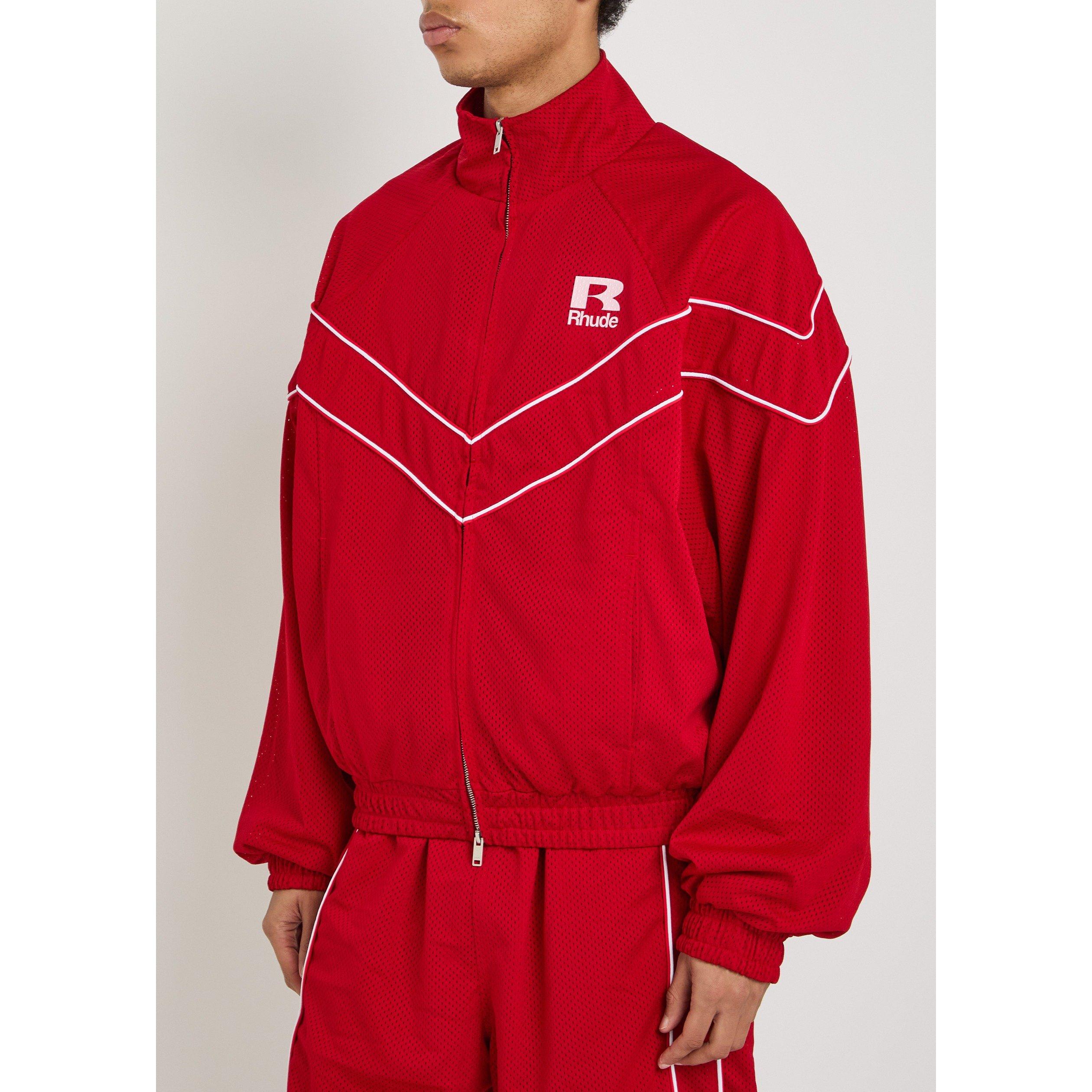 RED - Rhude - RH PIPING TRACK JACKET - 2