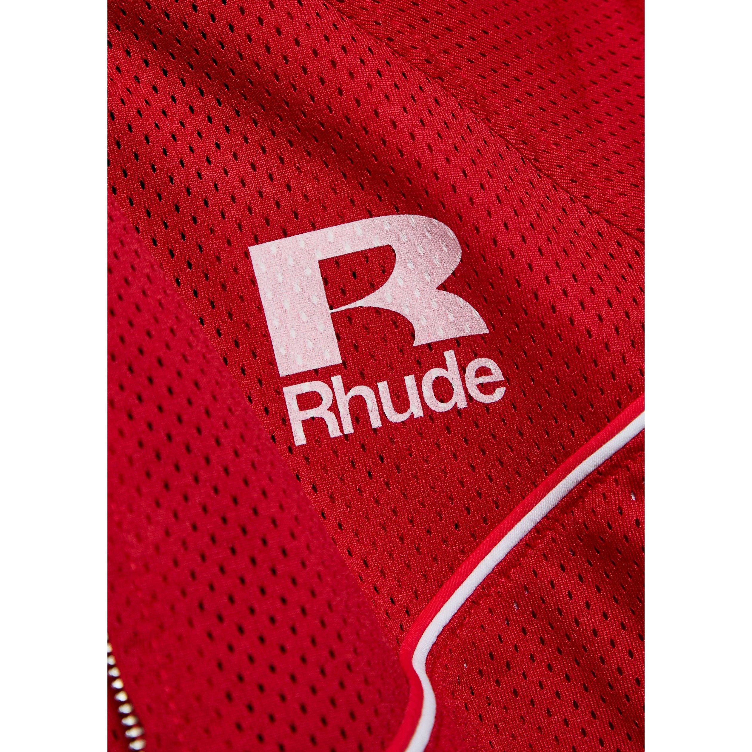 RED - Rhude - RH PIPING TRACK JACKET - 4