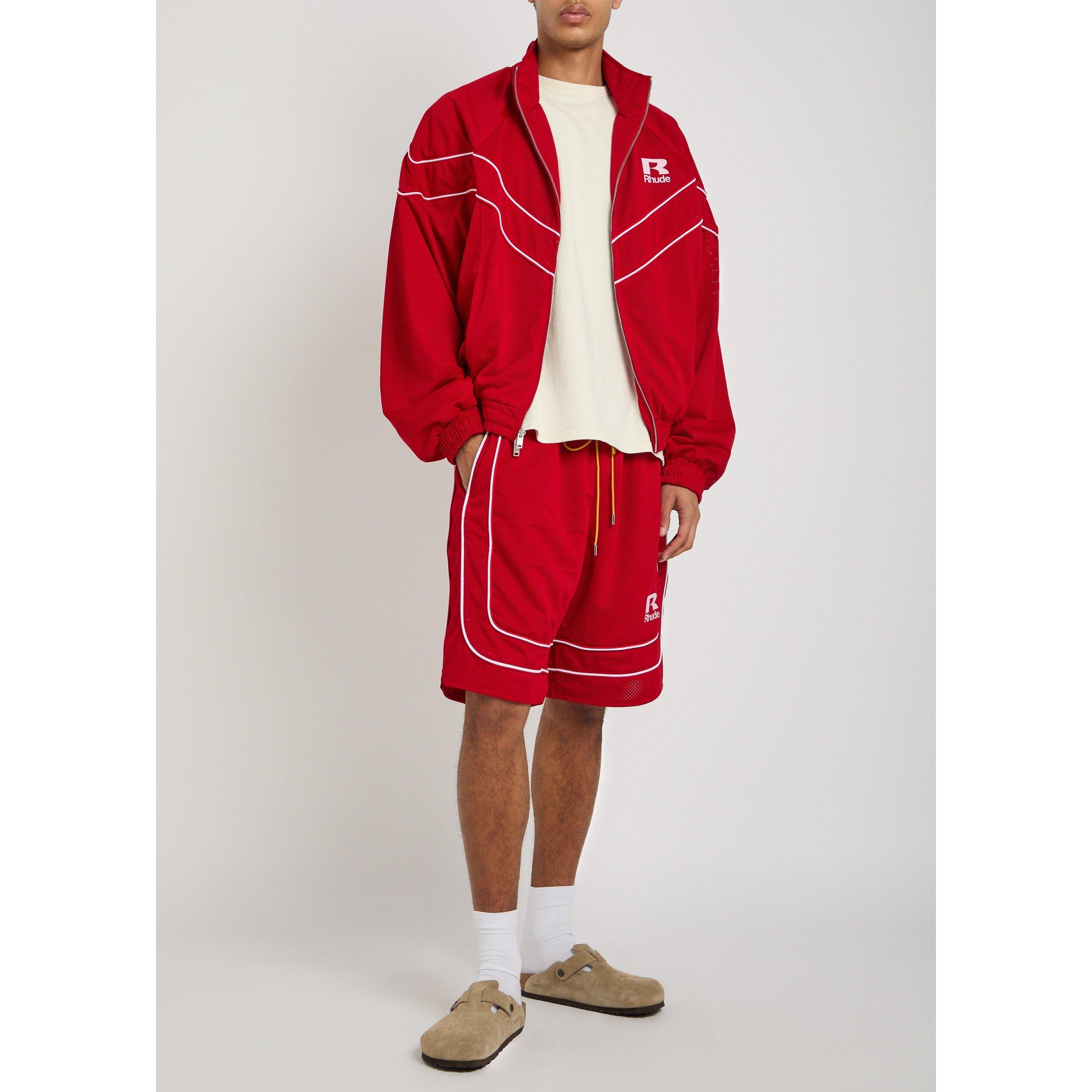 RED - Rhude - RH PIPING TRACK JACKET - 5