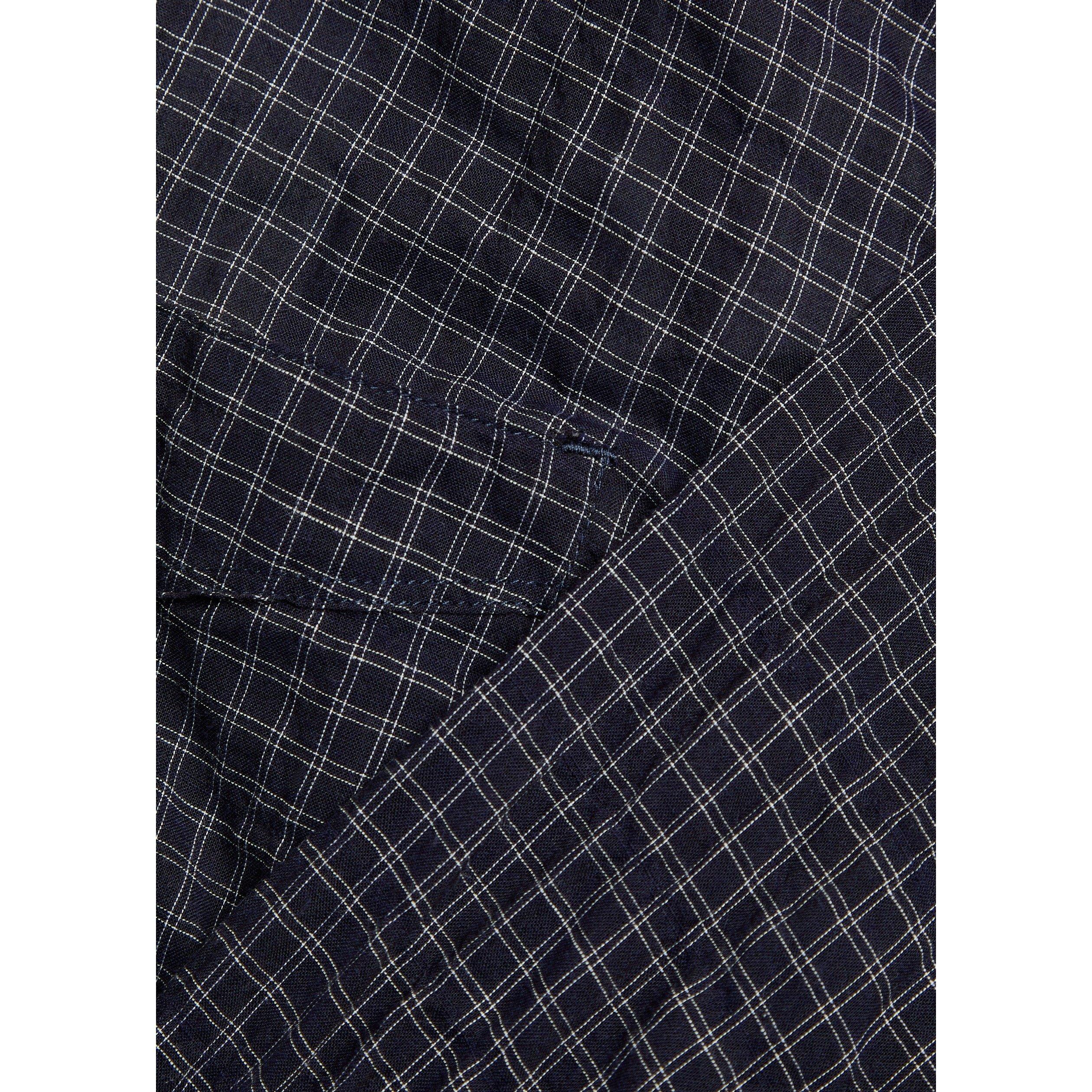 NAVY AND OTHER - Officine Generale - Men's Benoît Check Cotton Long-Sleeve Shirt - 4