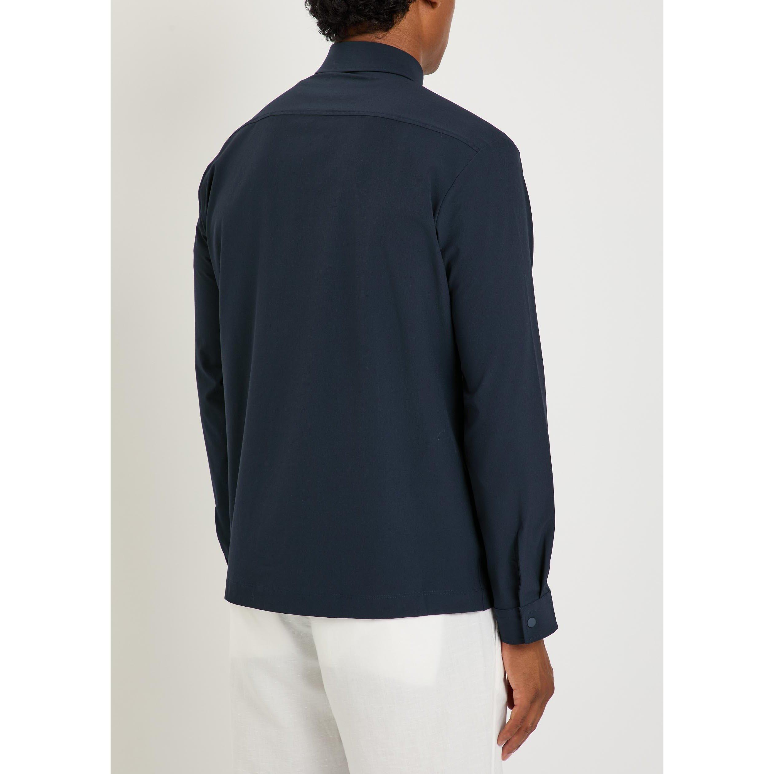 DARK BLUE - Boss - Men's Leo Long-Sleeve Shirt - 3