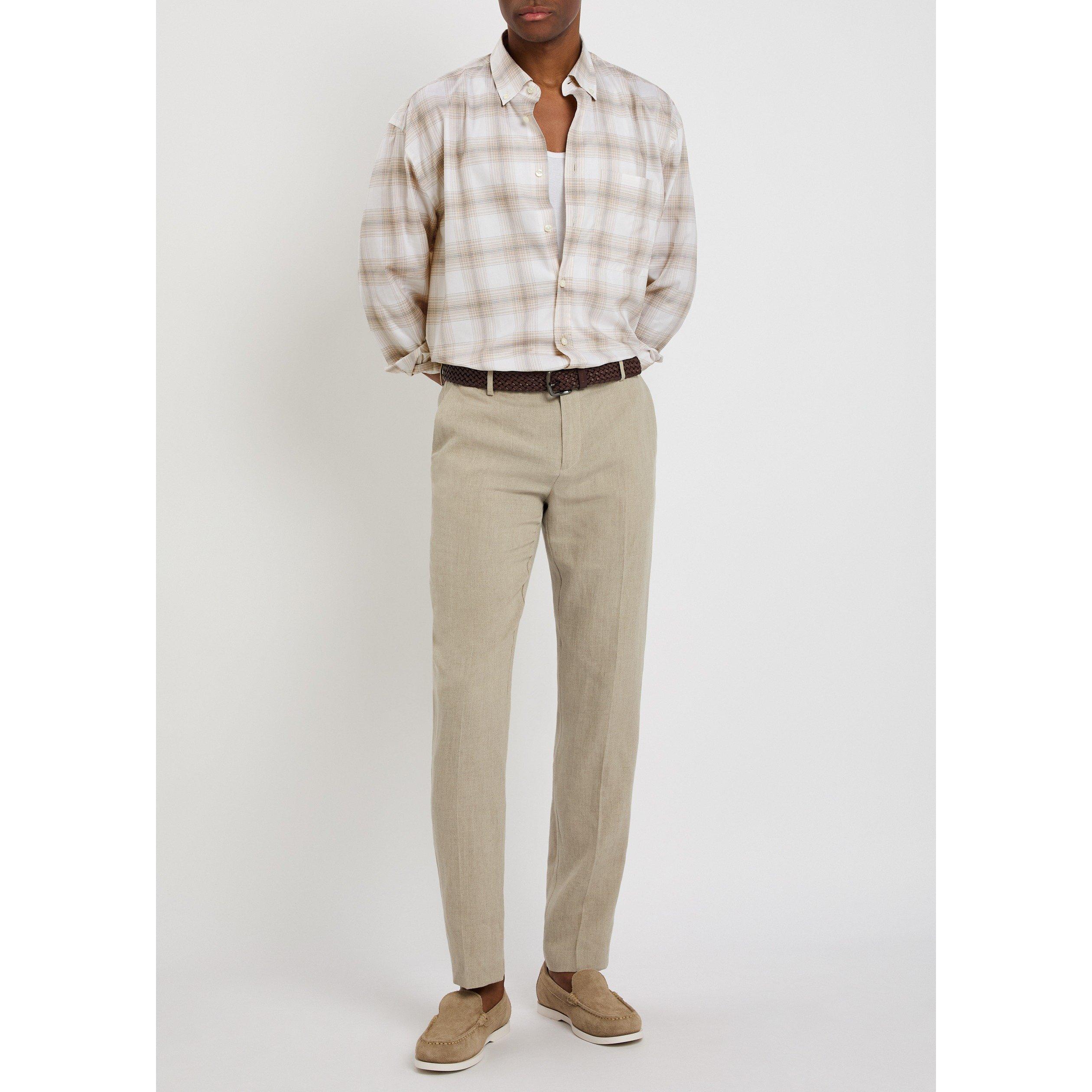 WHITE AND OTHER - Boss - Men's Cody Check Long-Sleeve Shirt - 5