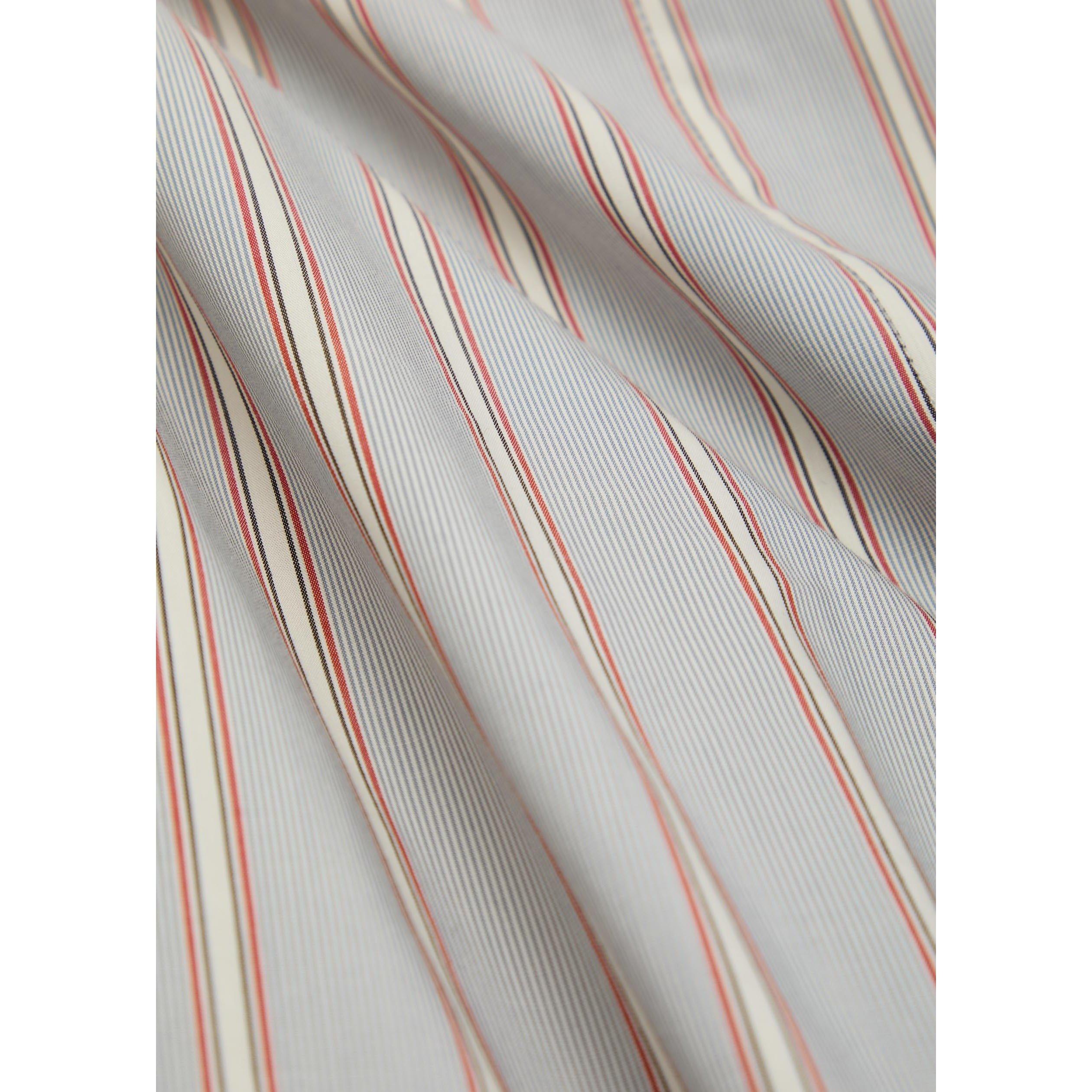RED AND OTHER - NN07 - Men's Reed Striped Cotton Short-Sleeve Shirt - 4