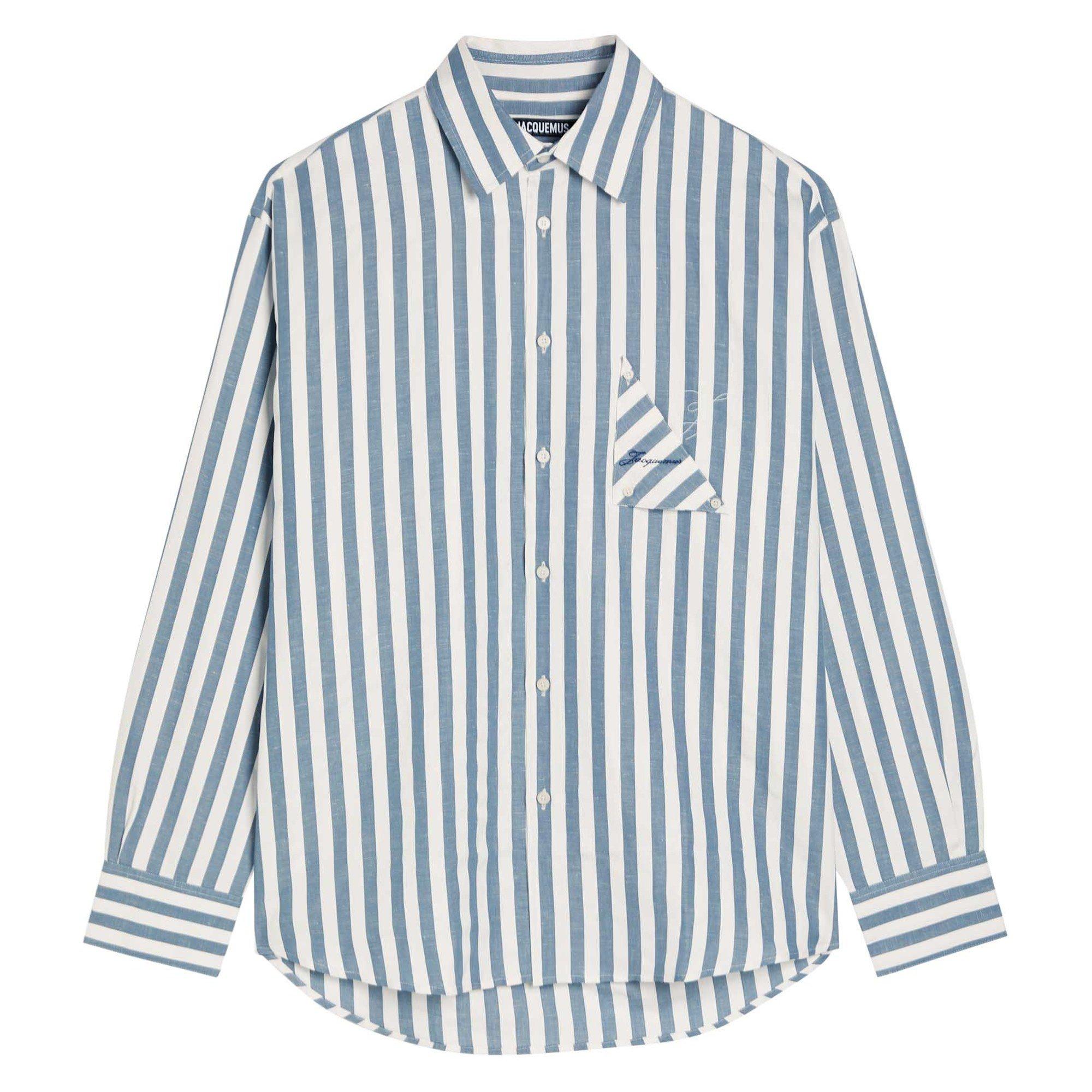 WHITE AND BLUE - Jacquemus - JAC THE SAILBOAT SHIRT - 1
