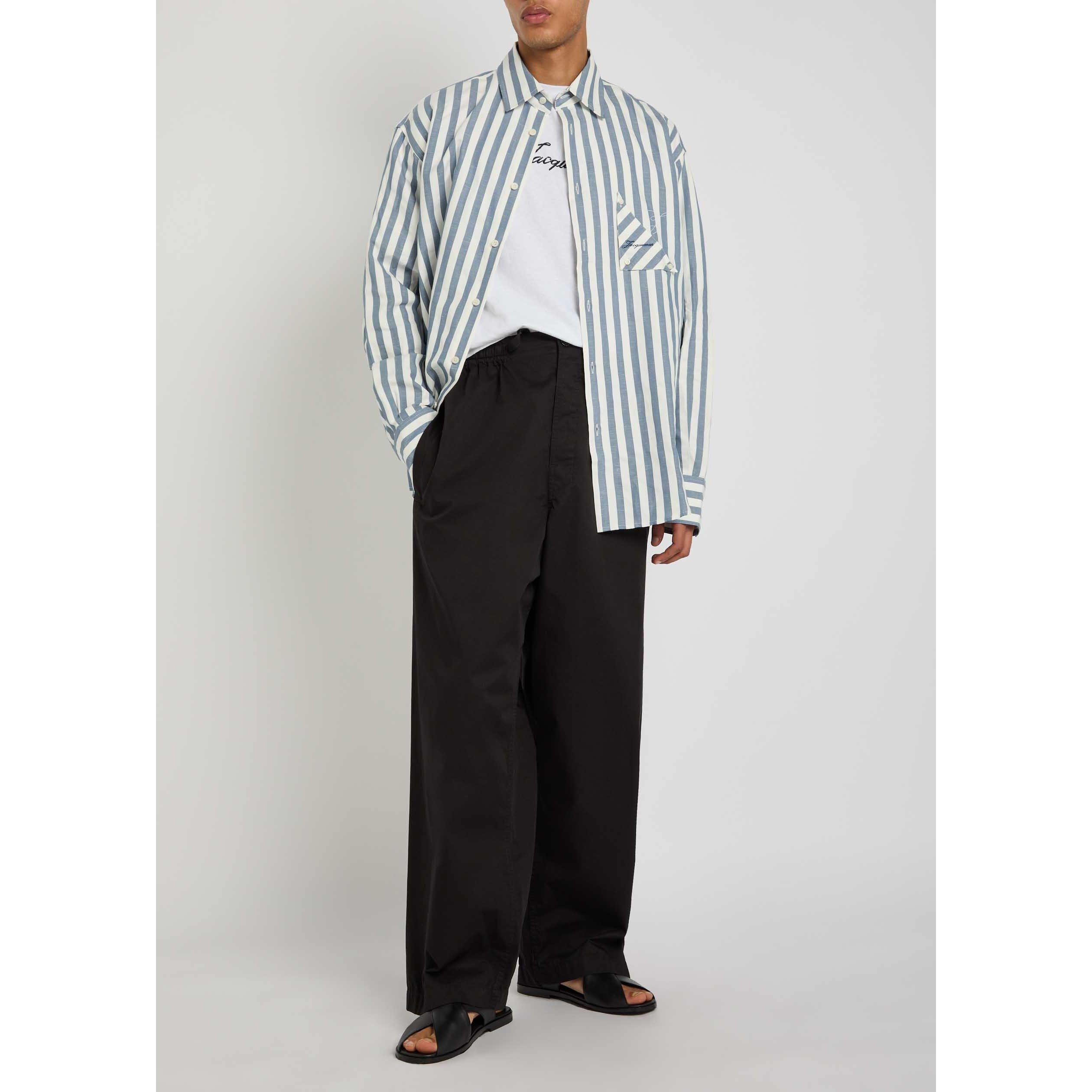 WHITE AND BLUE - Jacquemus - JAC THE SAILBOAT SHIRT - 5