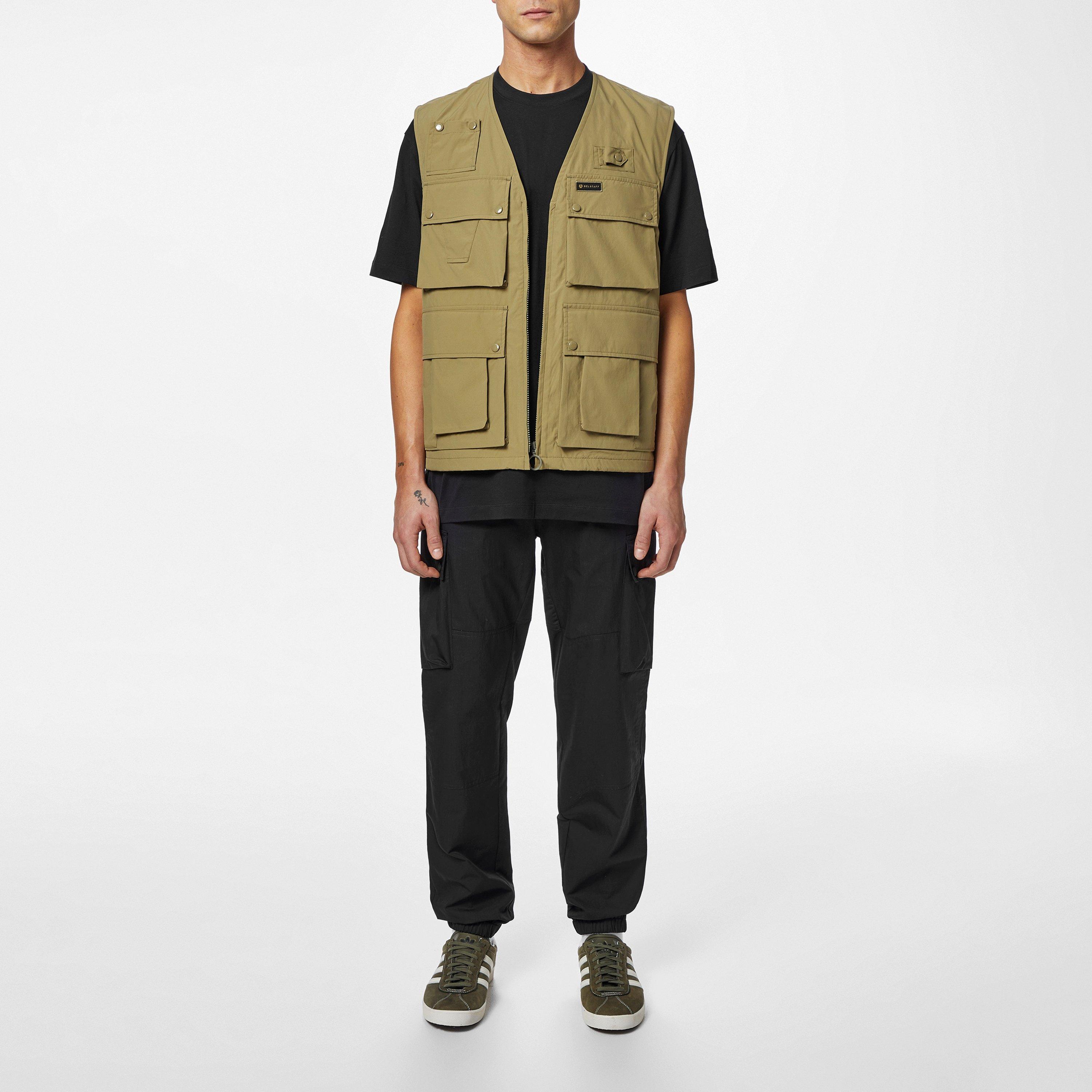 Aloe - Belstaff - Men's Castmaster Water-Repellent Sleeveless Gilet - 6