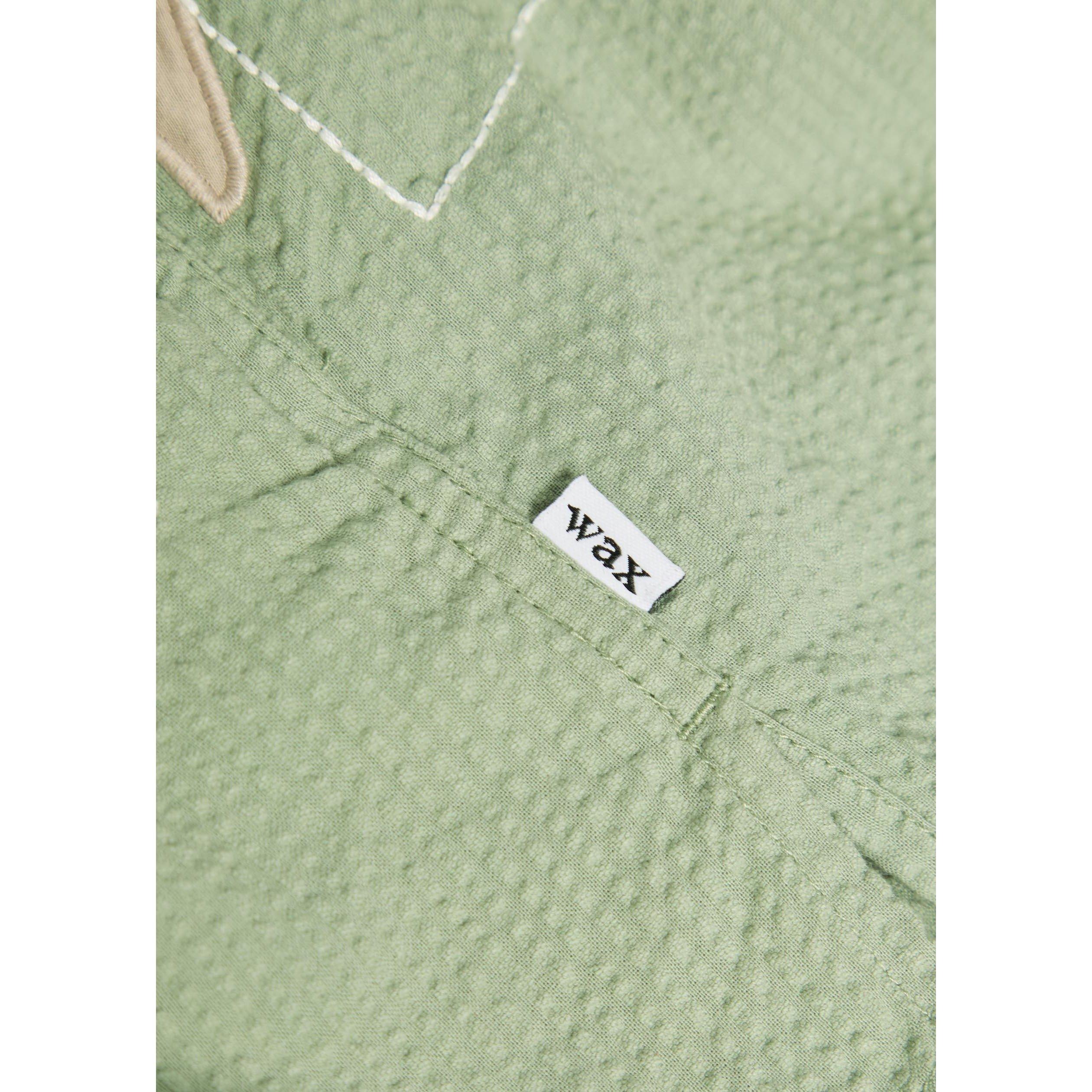 SAGE - Wax London - Men's Didcot Cotton Short-Sleeve Shirt - 4