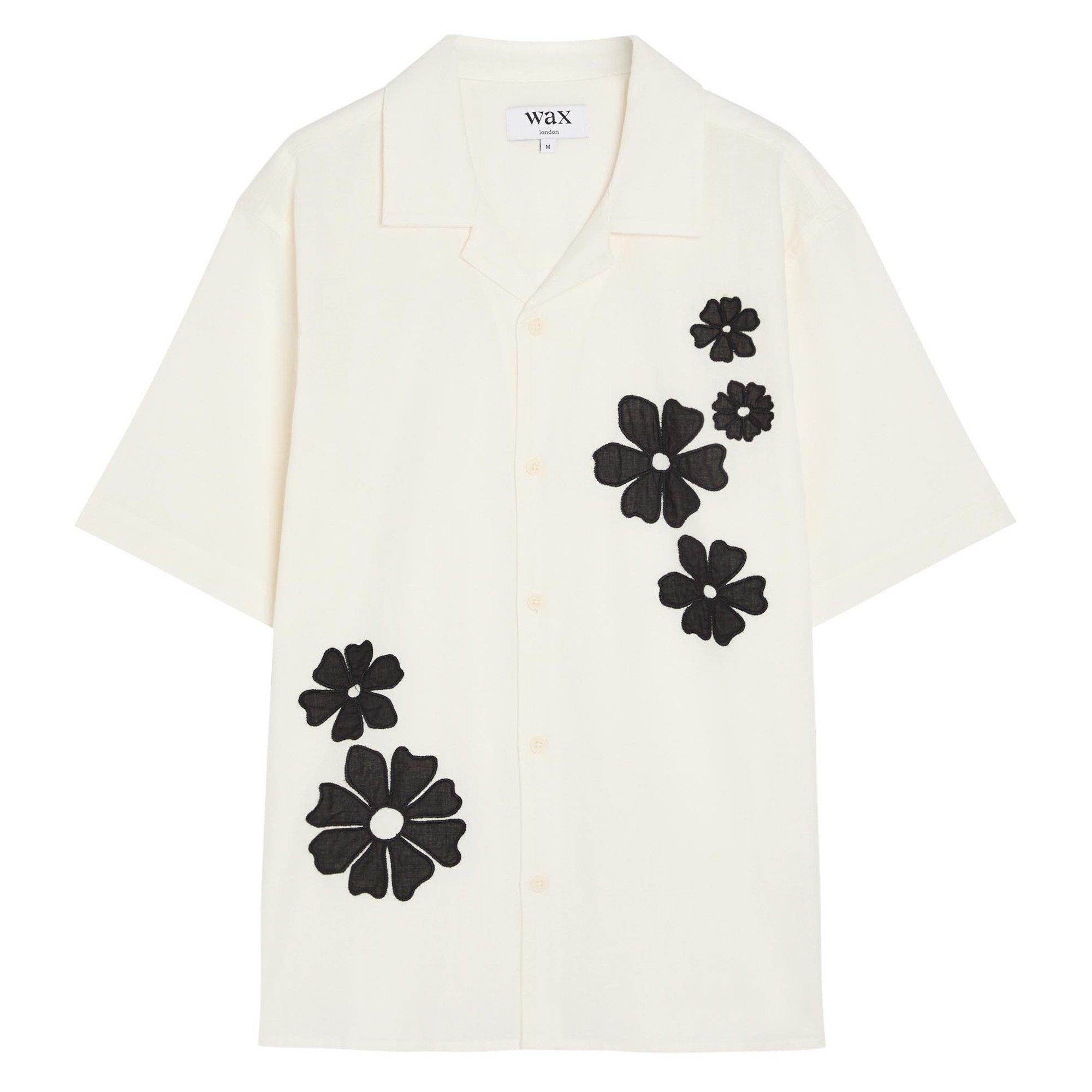 WHITE AND OTHER - Wax London - WAX FLORAL DIDCOT SHRT SS