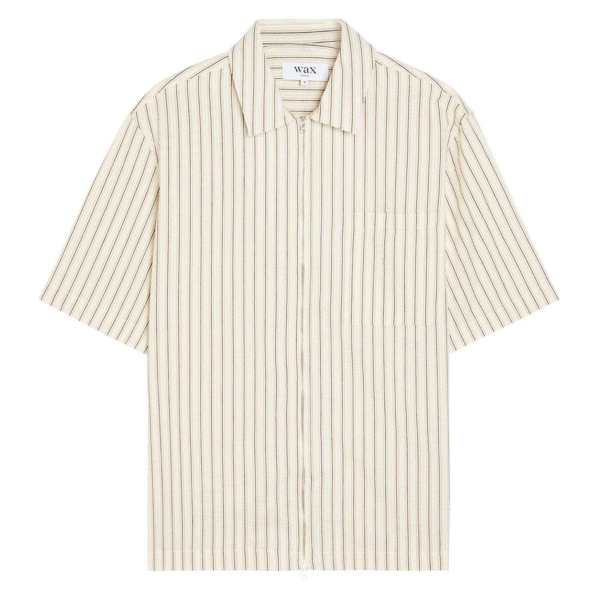 BEIGE AND OTHER - Wax London - WAX SEARS ZIP SHRT SS