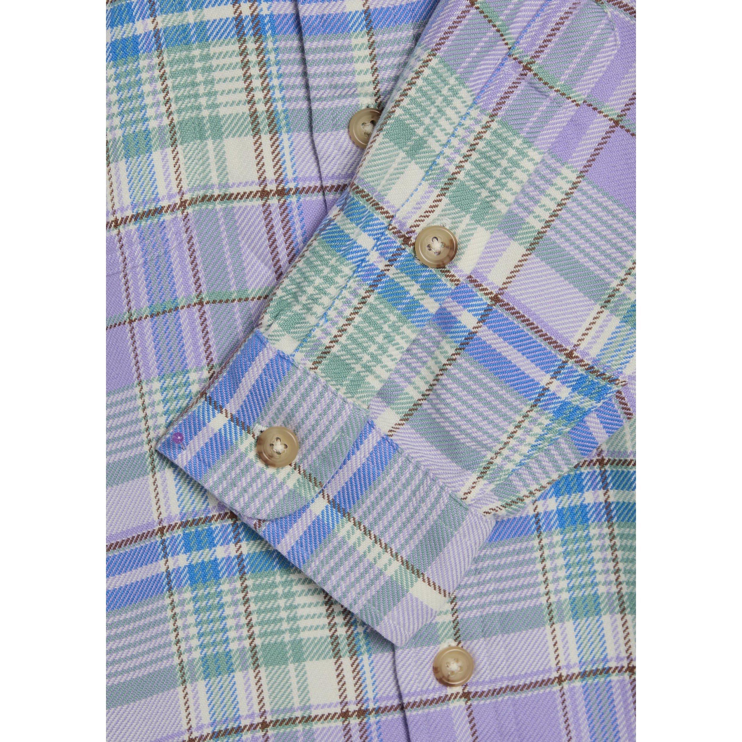 GREEN AND OTHER - Polo Ralph Lauren - Men's Check Cotton Long-Sleeve Shirt - 4