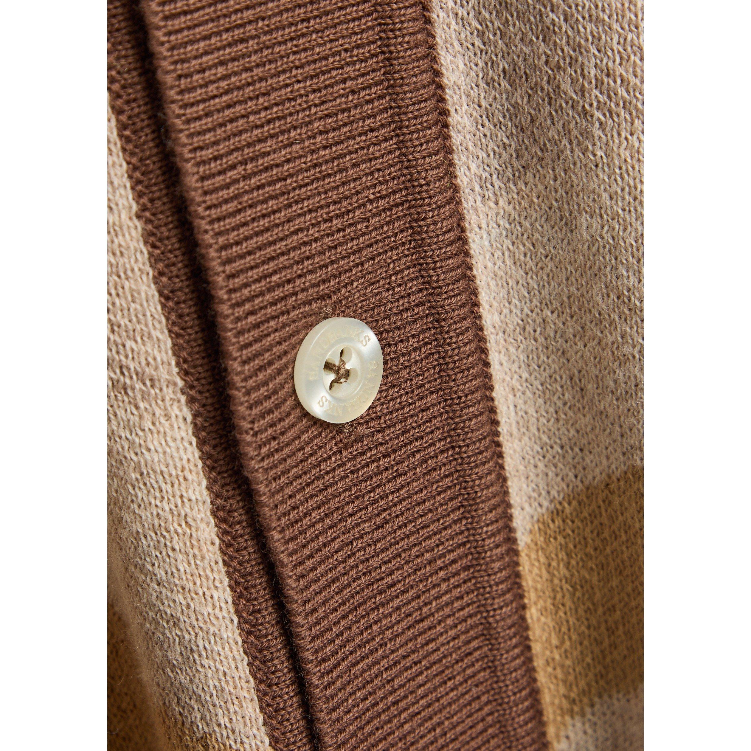 BEIGE AND OTHER - Sandbanks - SB KNIT SHRT SS GRADIENT STRPE - 4