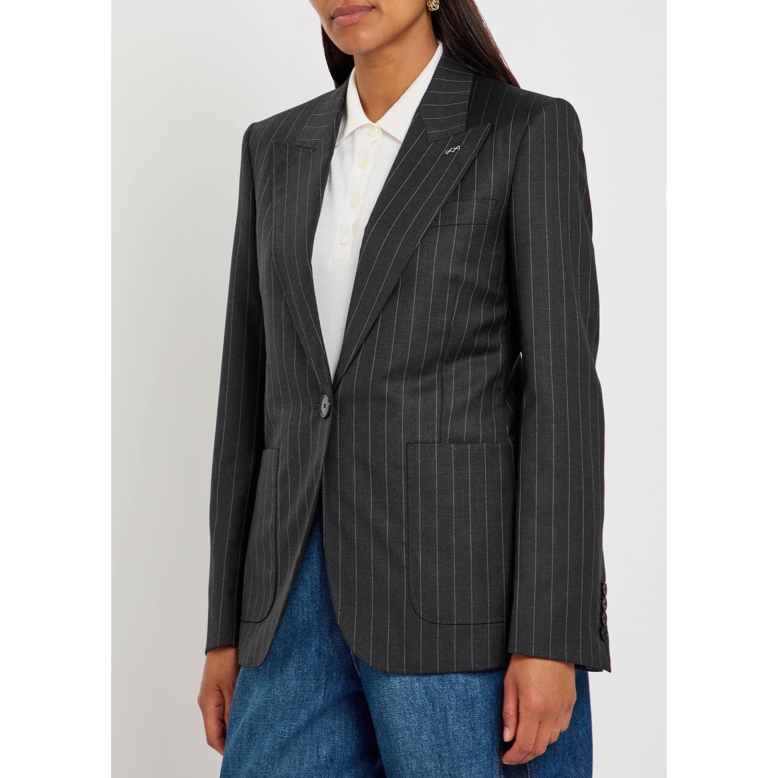 GREY AND OTHER - GIVENCHY - SINGLE BREASTED JACKET WITH PO - 2