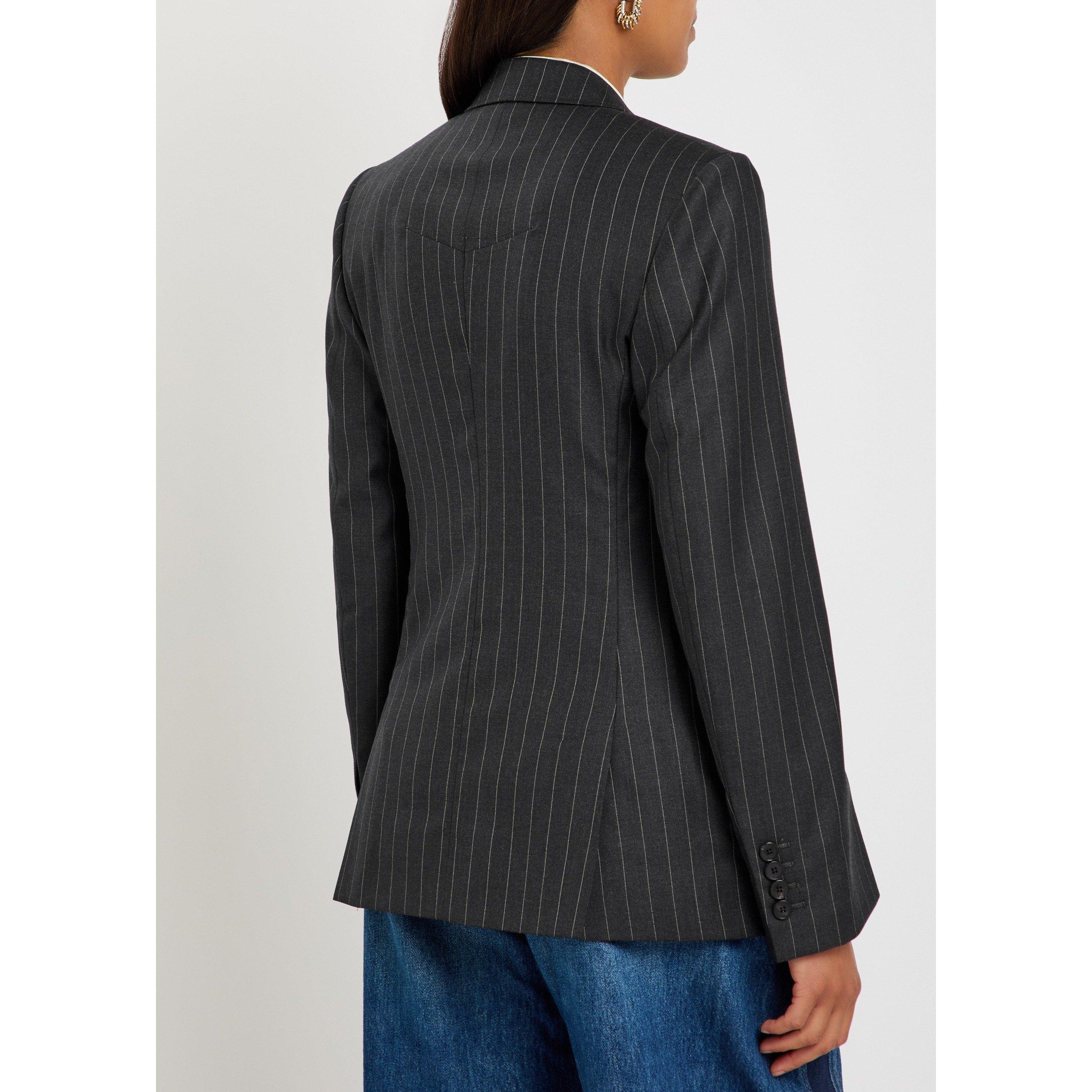 GREY AND OTHER - GIVENCHY - SINGLE BREASTED JACKET WITH PO - 3