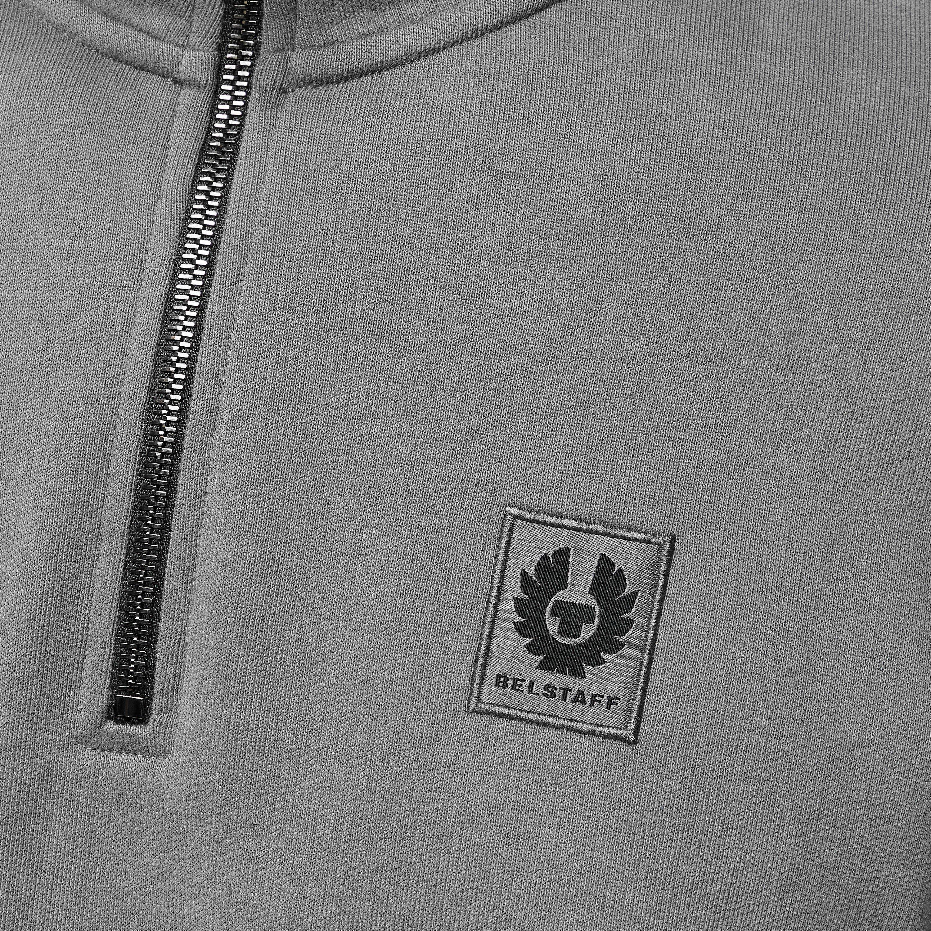 Tornado Grey - Belstaff - Quarter Zip Sweatshirt - 5
