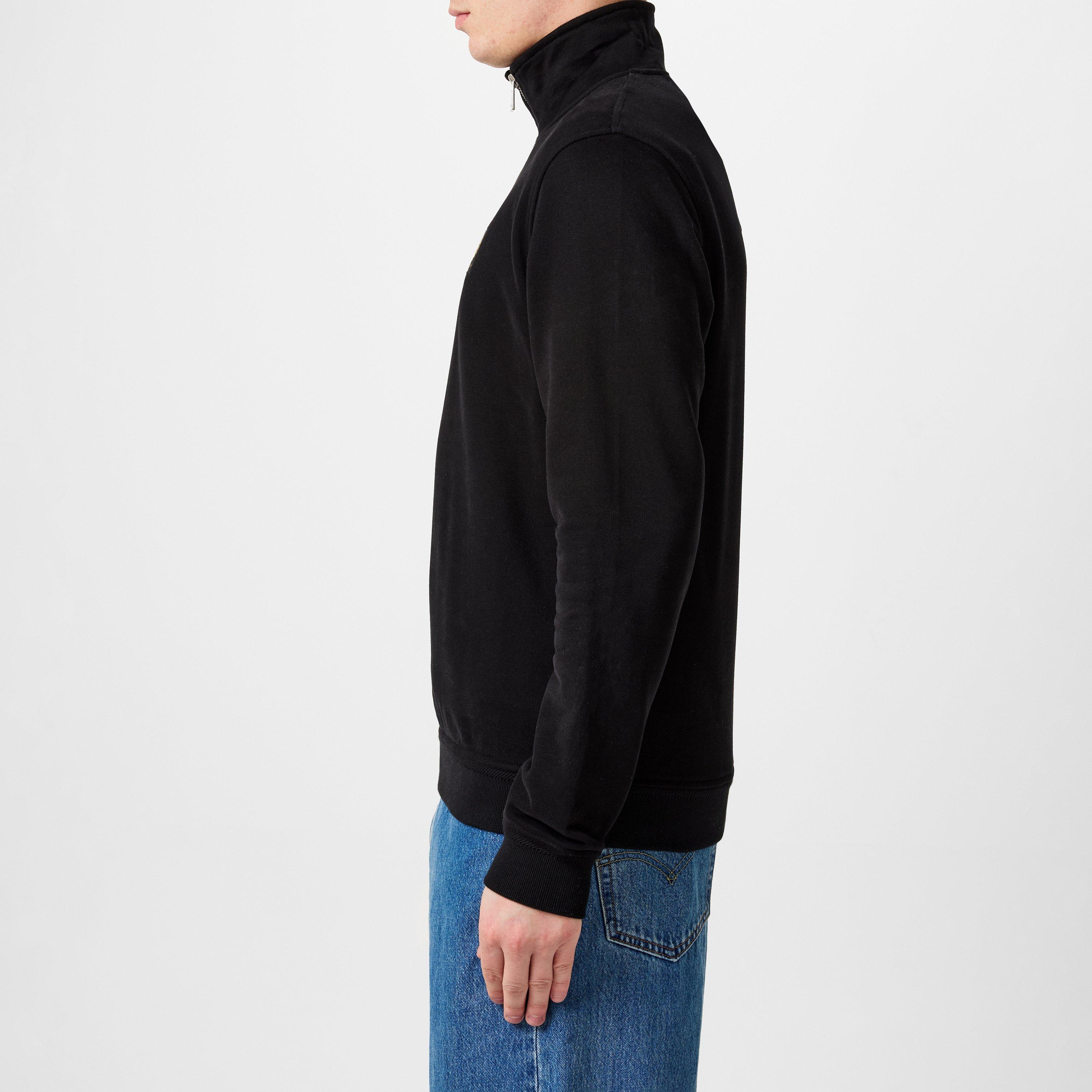 Black - Belstaff - Quarter Zip Sweatshirt - 5