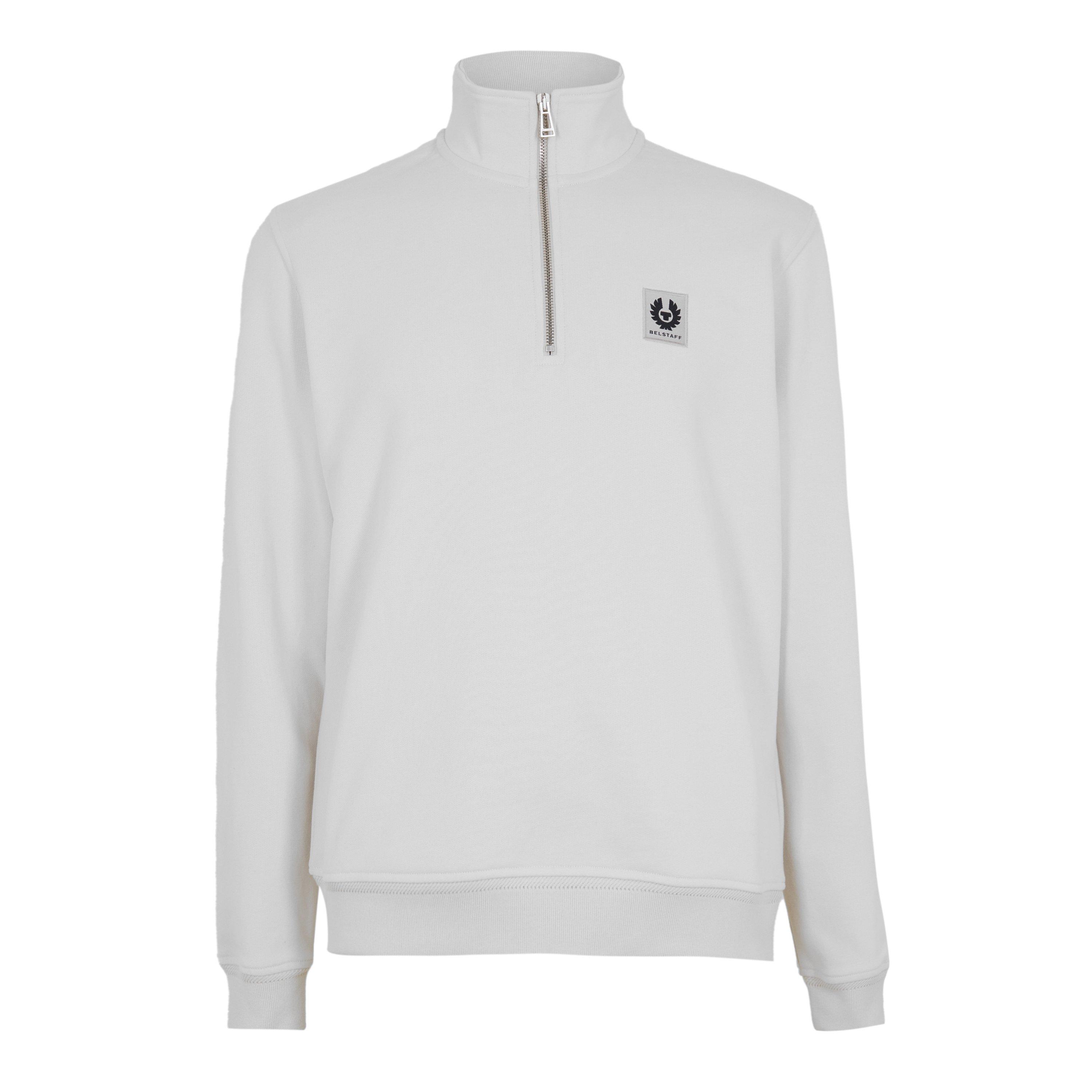 Belstaff Quarter Zip Sweatshirt - Silver Birch - L