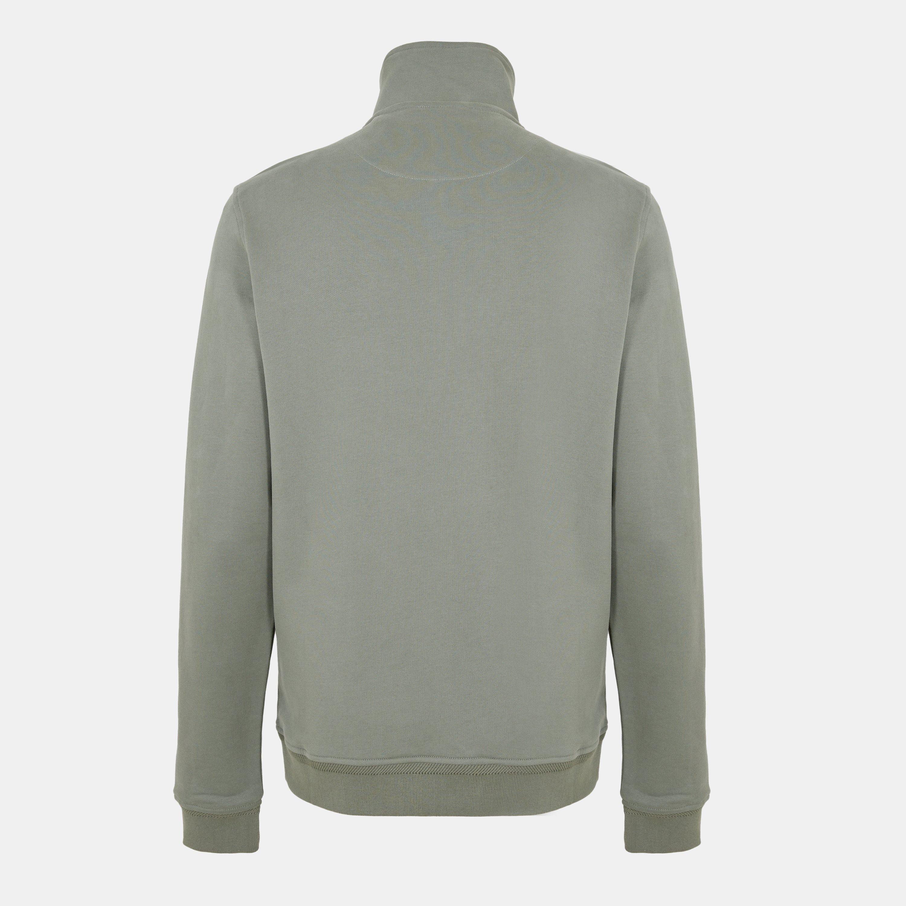 Sage Green - Belstaff - Quarter Zip Sweatshirt - 2