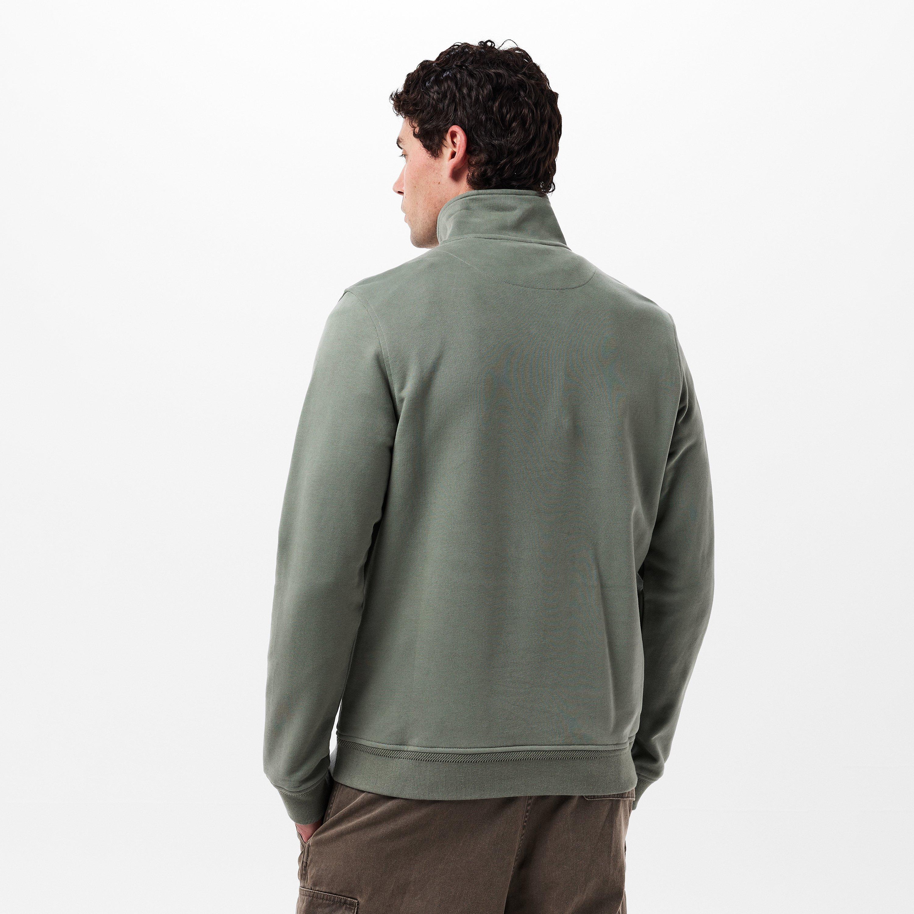 Sage Green - Belstaff - Quarter Zip Sweatshirt - 4