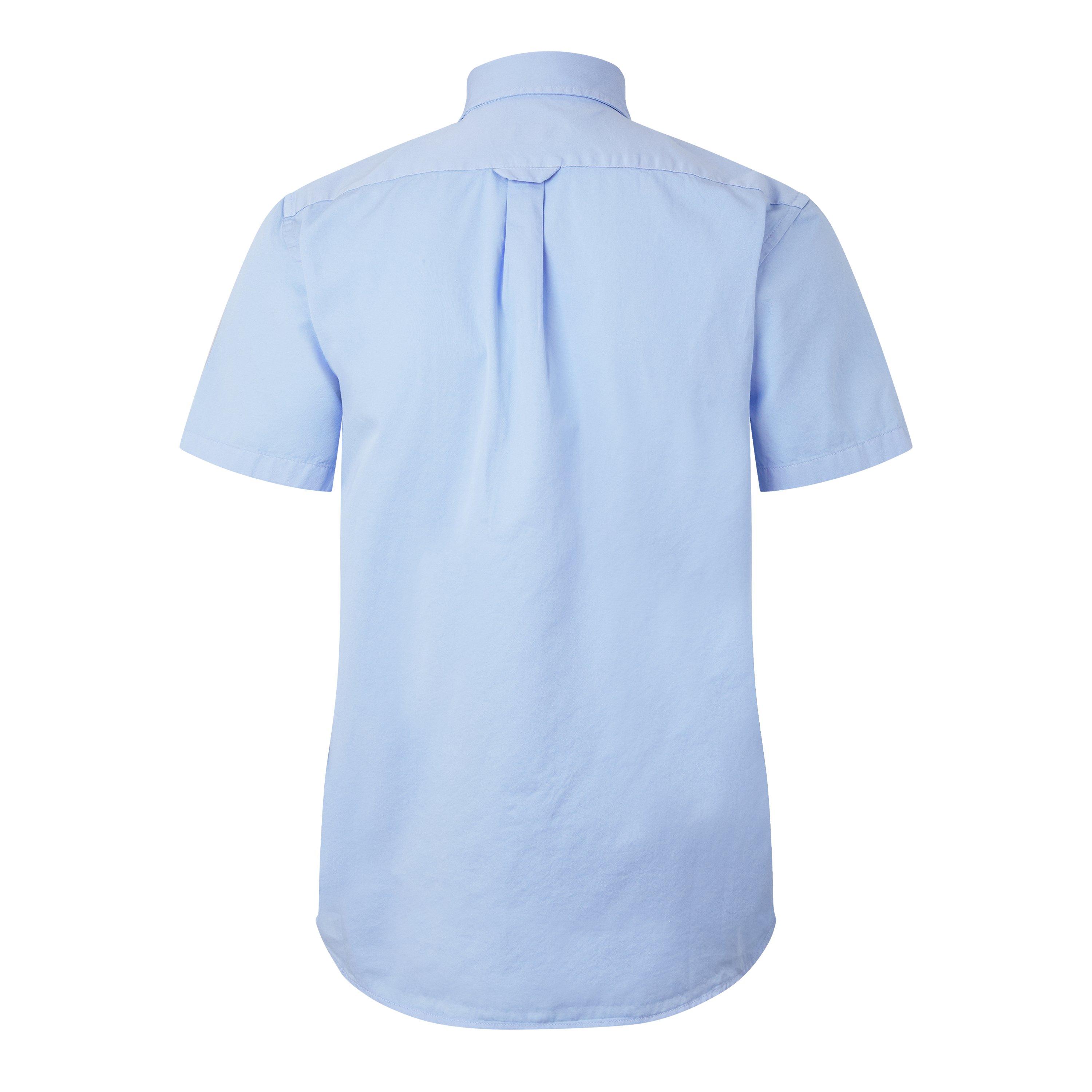 Sky Blue - Belstaff - Scale Short Sleeve Shirt Mens - 8