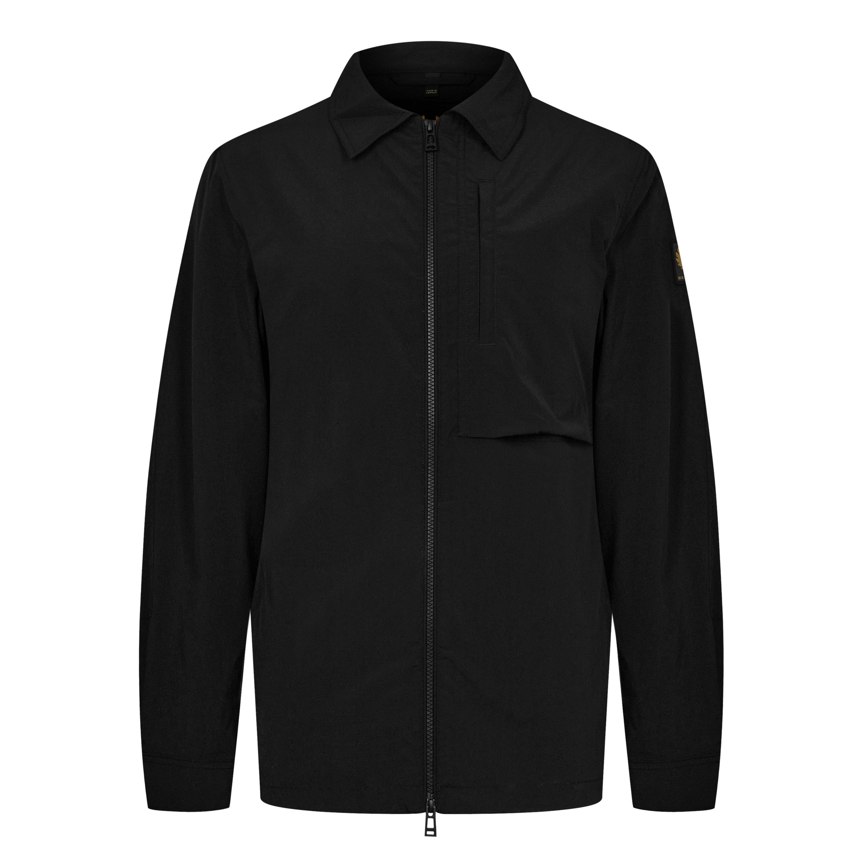 Black - Belstaff - Men's Path Long Sleeve Overshirt - 8