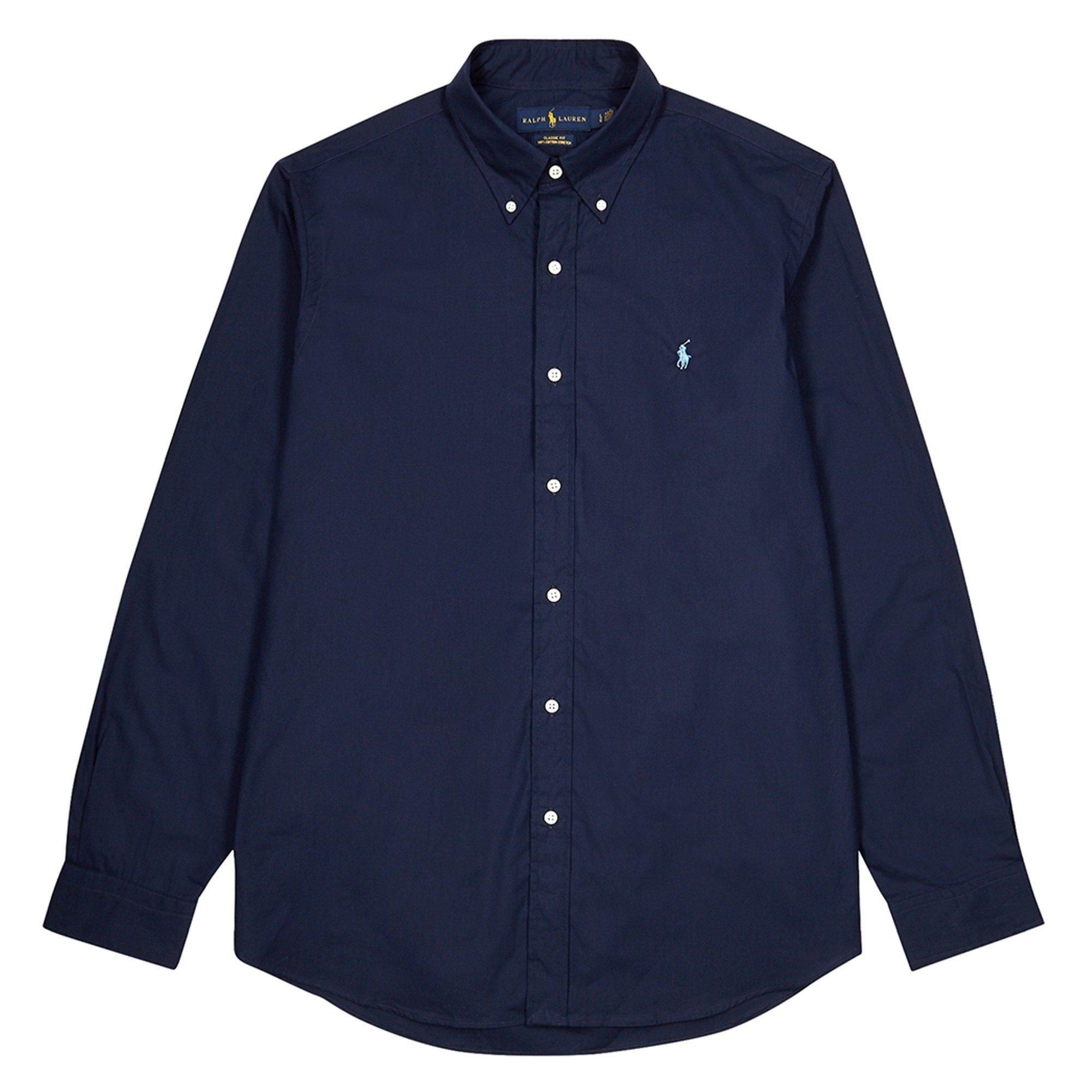 NAVY - Polo Ralph Lauren - SHIRT STRTCH POPLIN CUSTOM - 1