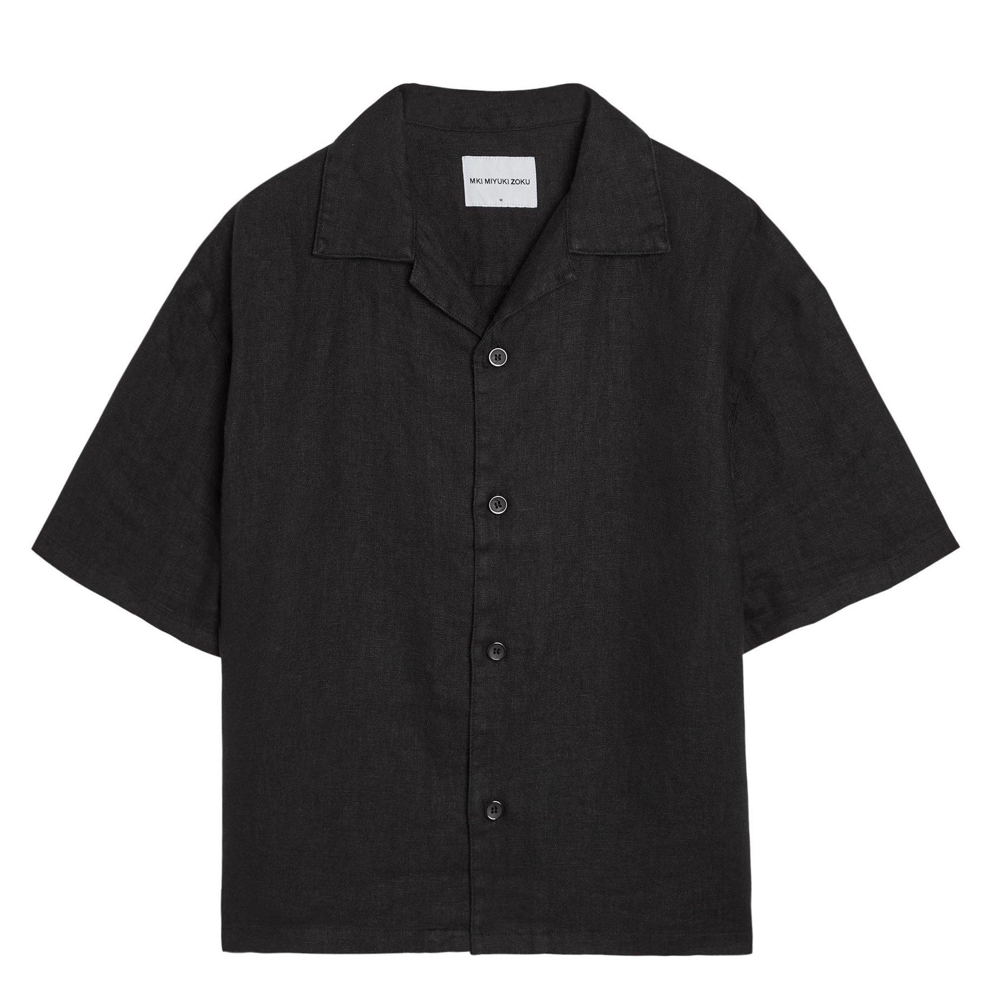 BLACK - MKI MIYUKI ZOKU - MKI LINEN VACATION SHIRT