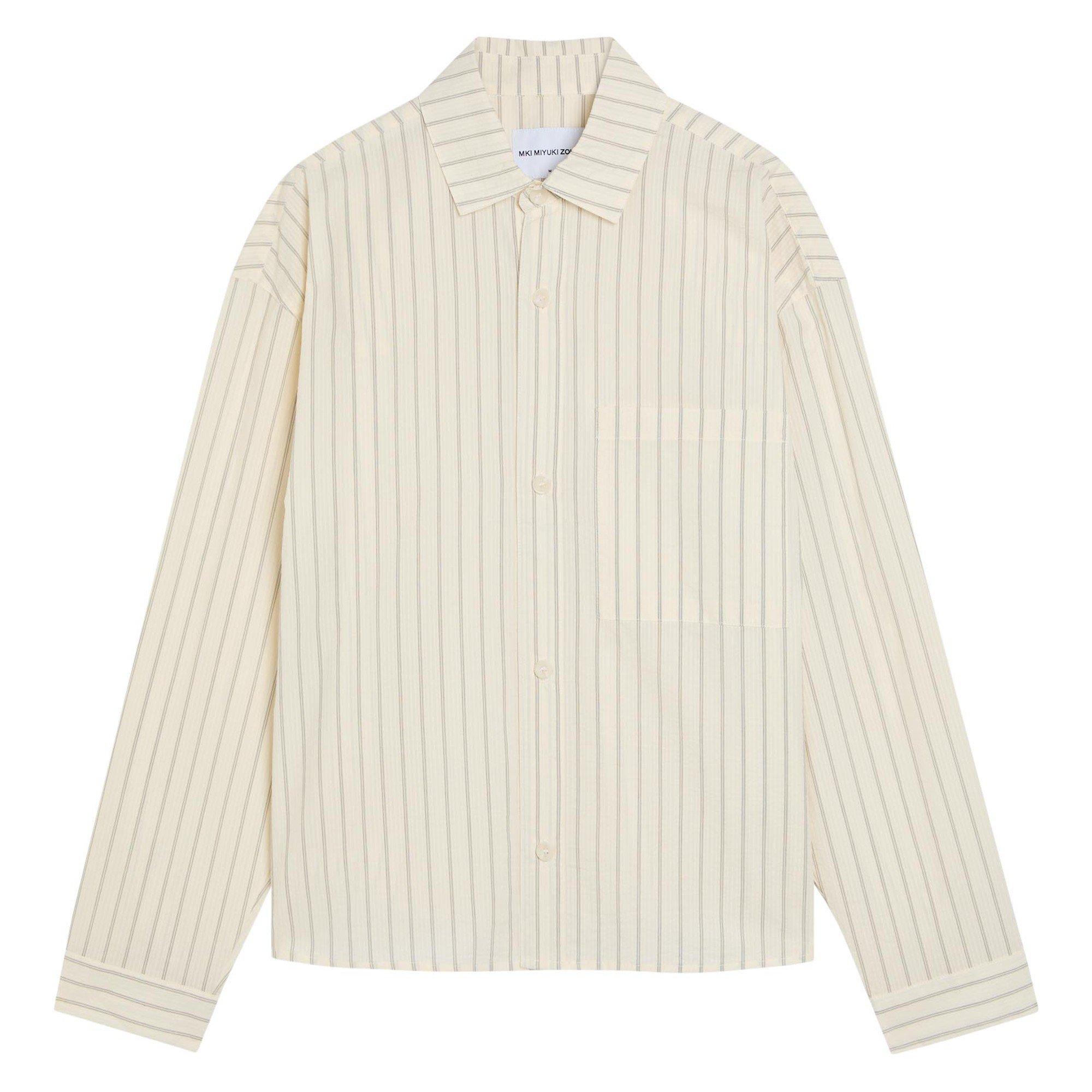 OFF WHITE - MKI MIYUKI ZOKU - MKI STRIPE BOX DRESS SHIRT - 1