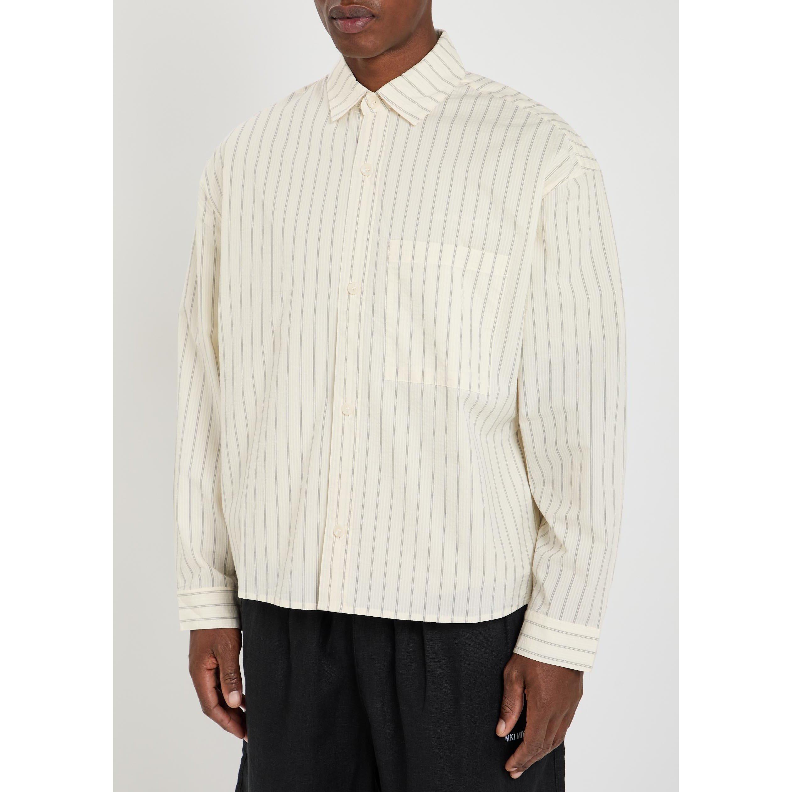 OFF WHITE - MKI MIYUKI ZOKU - MKI STRIPE BOX DRESS SHIRT - 2
