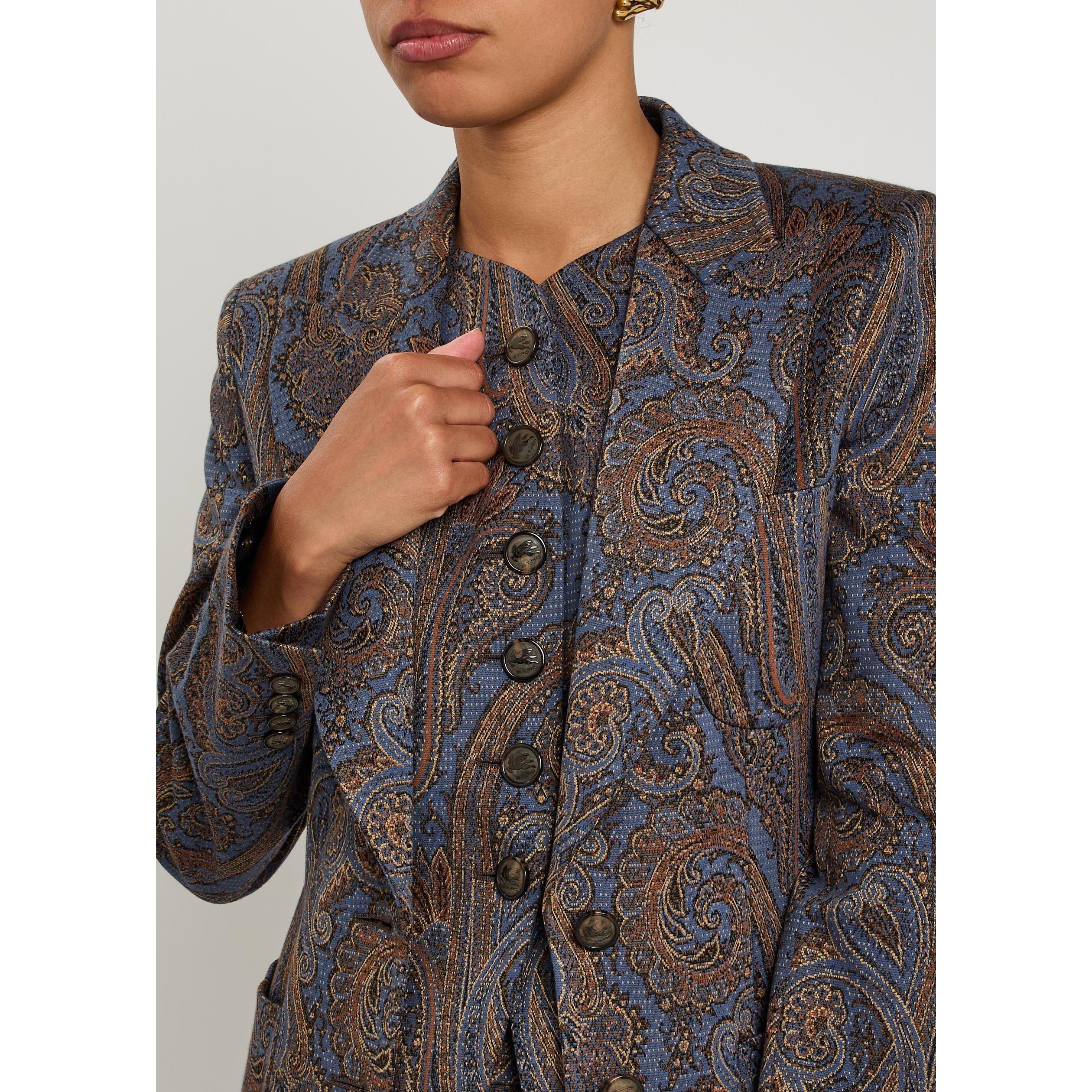 MULTICOLOURED - Etro - WOMENS FITTED JACKET WITH PE - 4