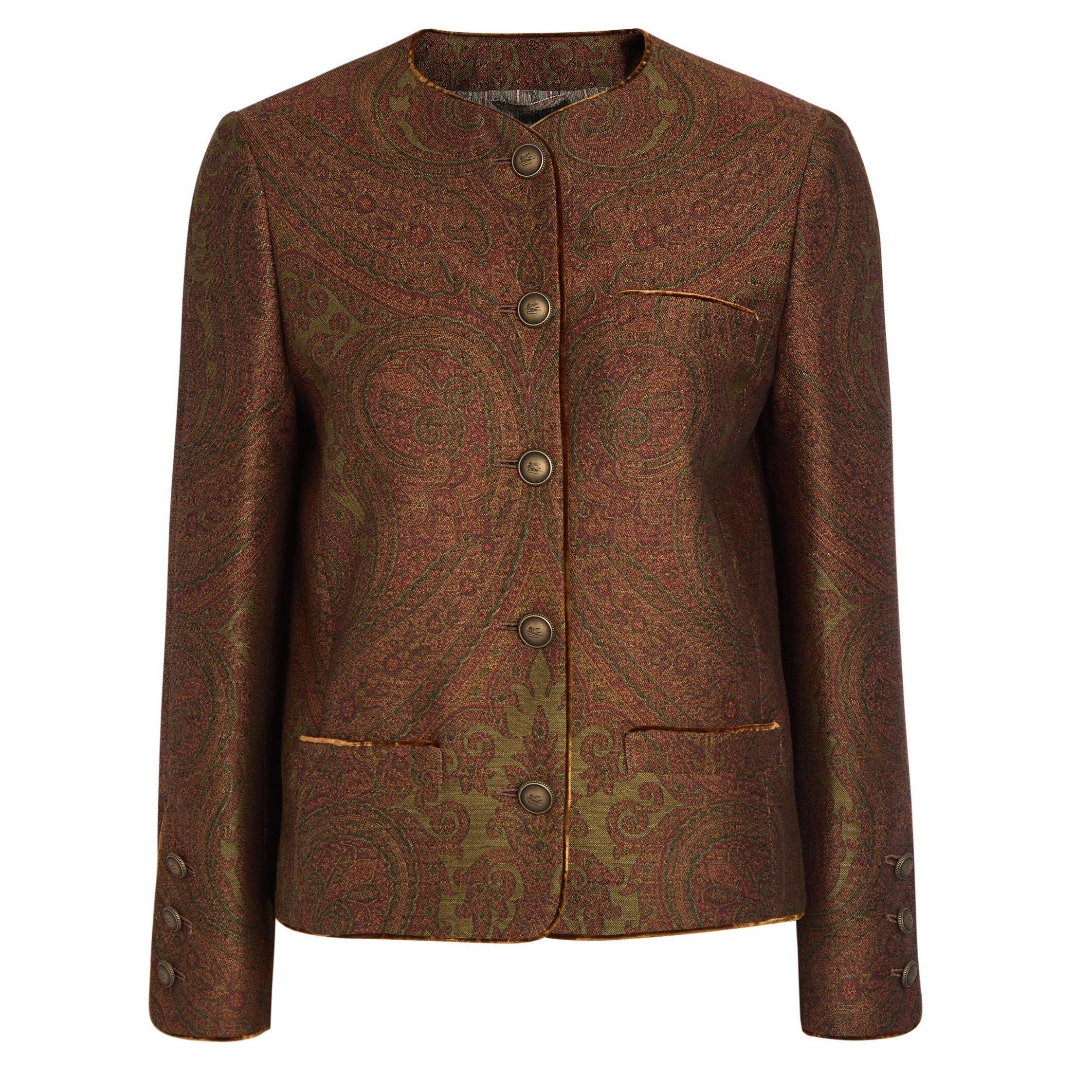 MULTICOLOURED - Etro - Women's Paisley Wool Blazer - 1