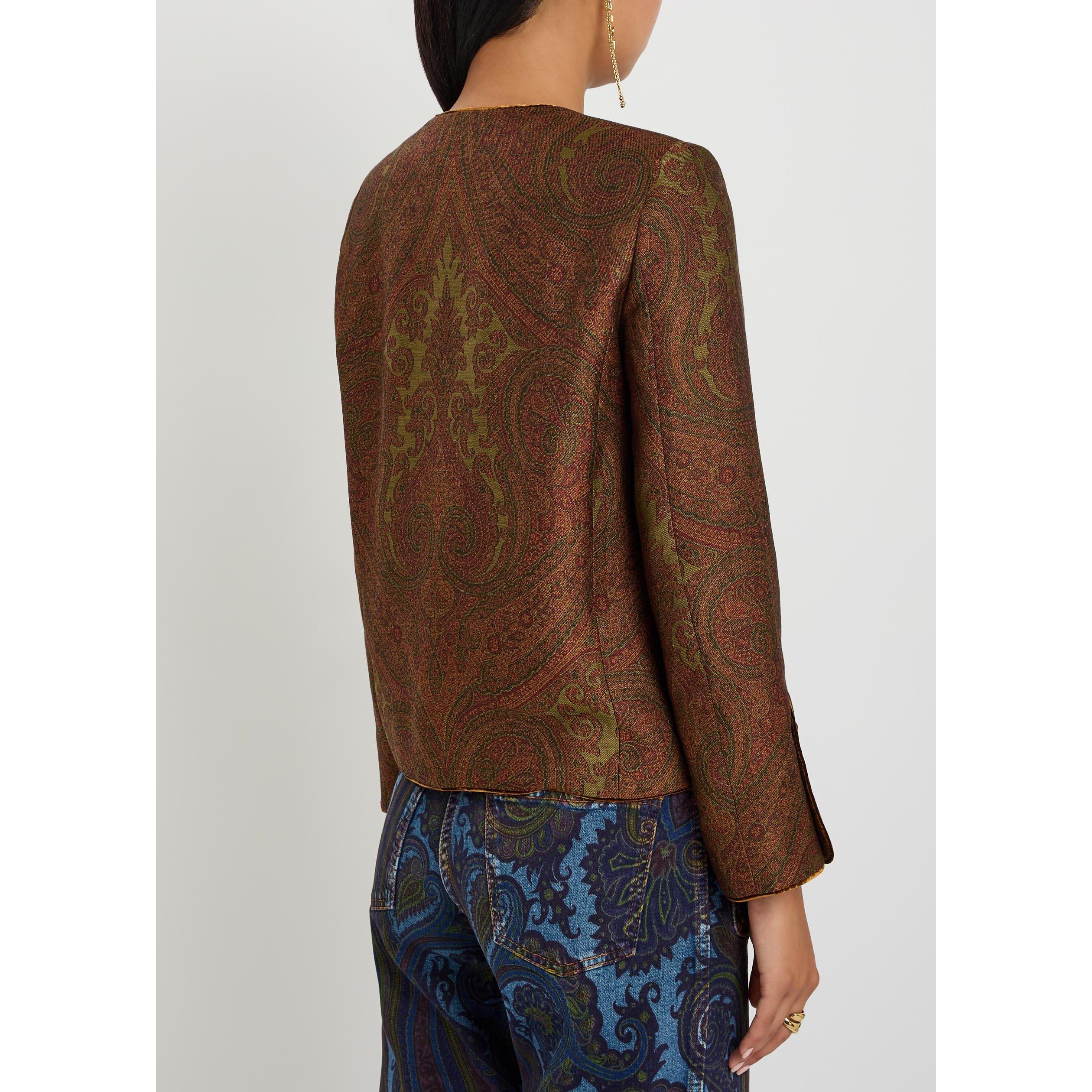 MULTICOLOURED - Etro - Women's Paisley Wool Blazer - 3