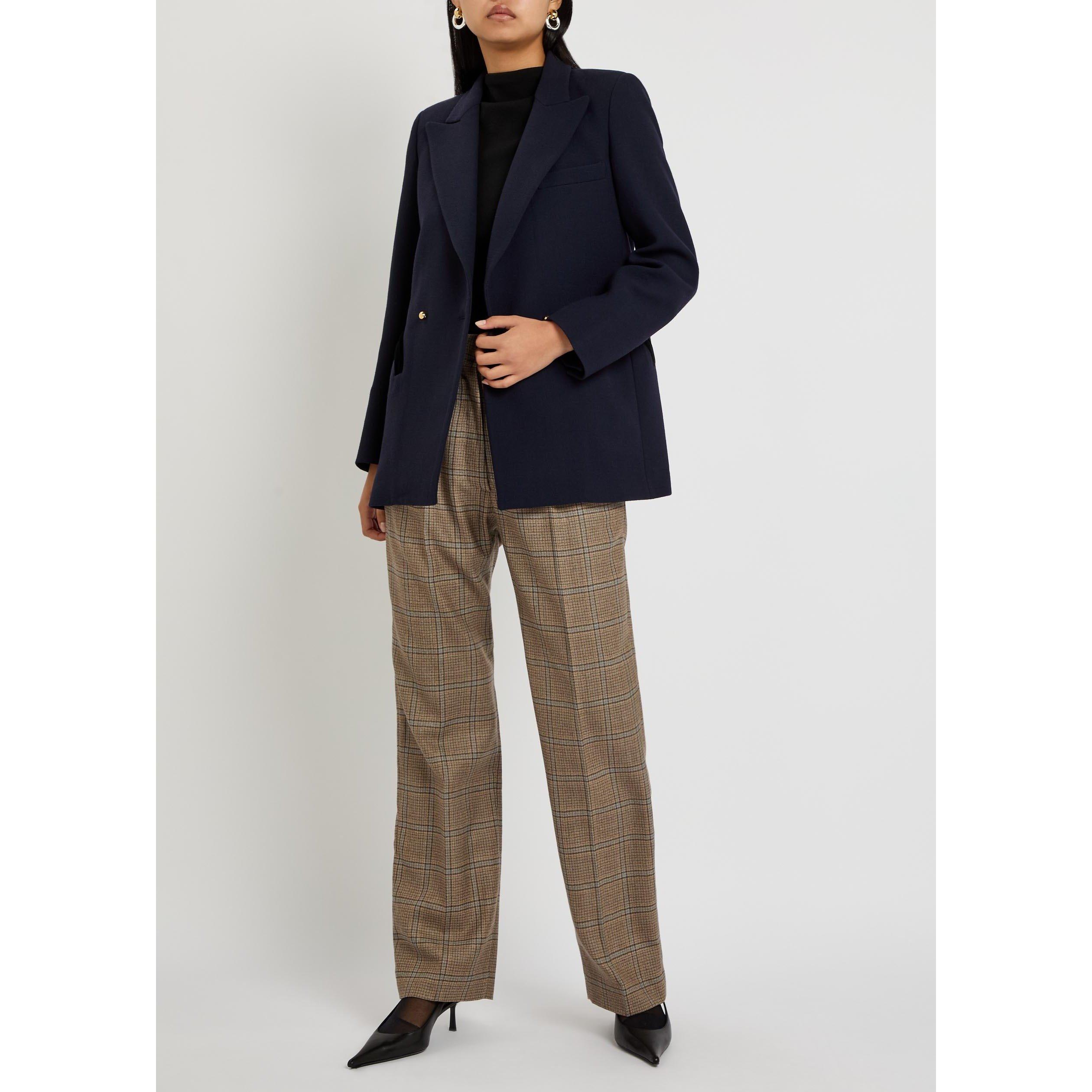 NAVY - Blaze Milano - Women's Resolute Everyday Wool Double-Breasted Blazer - 5