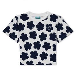 Kenzo All Over Print T Shirt Girls