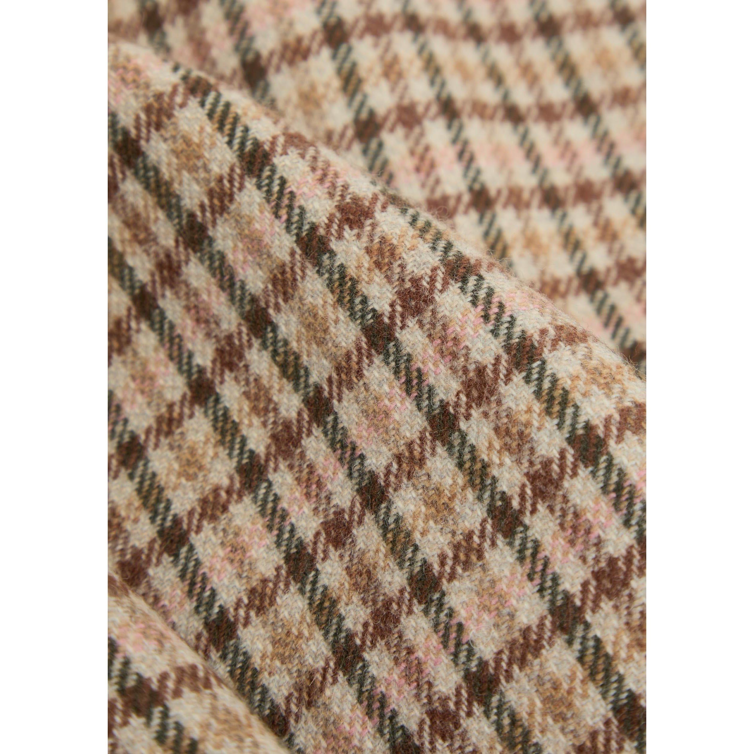 BROWN AND OTHER - Blaze Milano - Women's Agape Altai Wool Cashmere Blend Check Blazer - 4