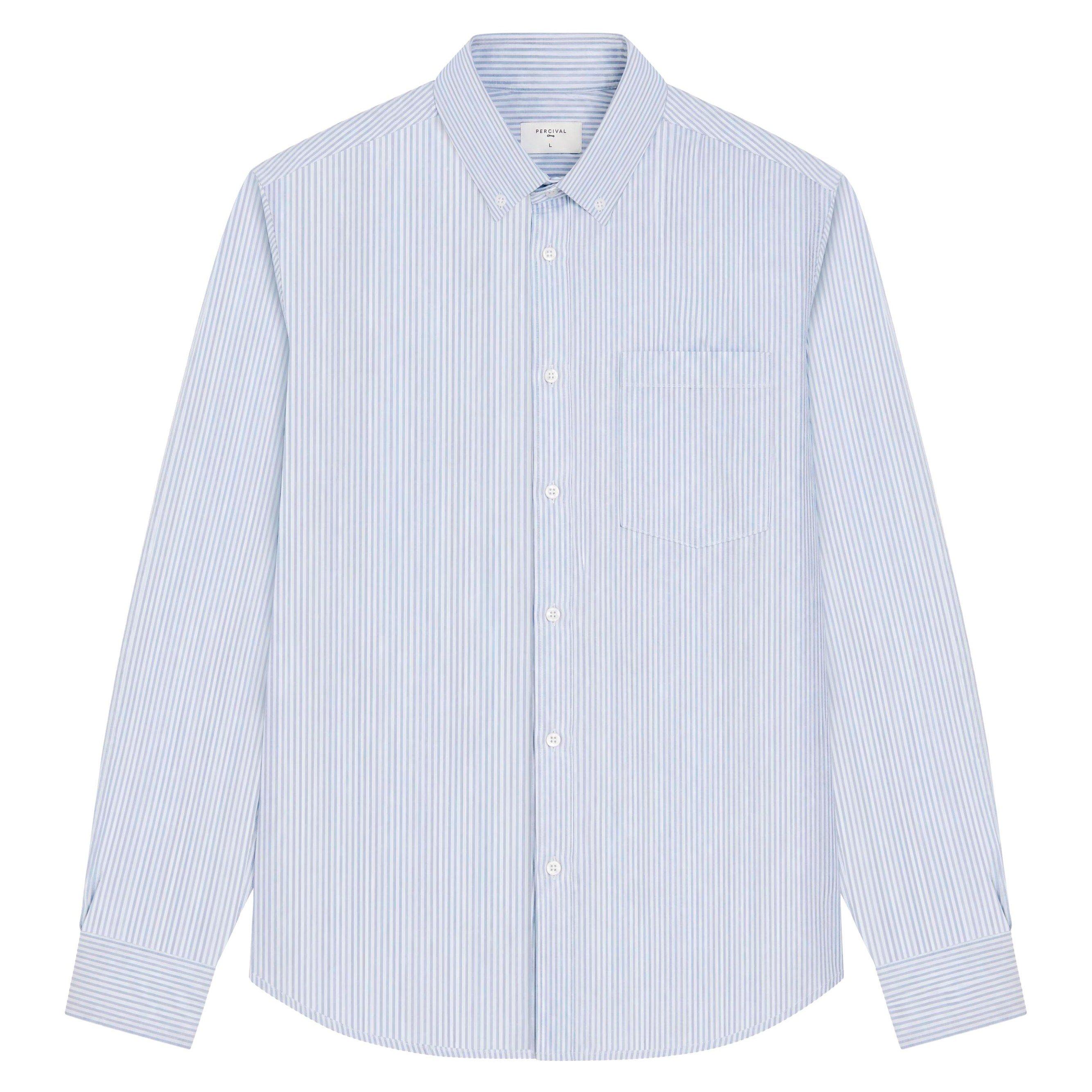 LIGHT BLUE - Percival - PERCIVAL OXFORD SHIRT LS