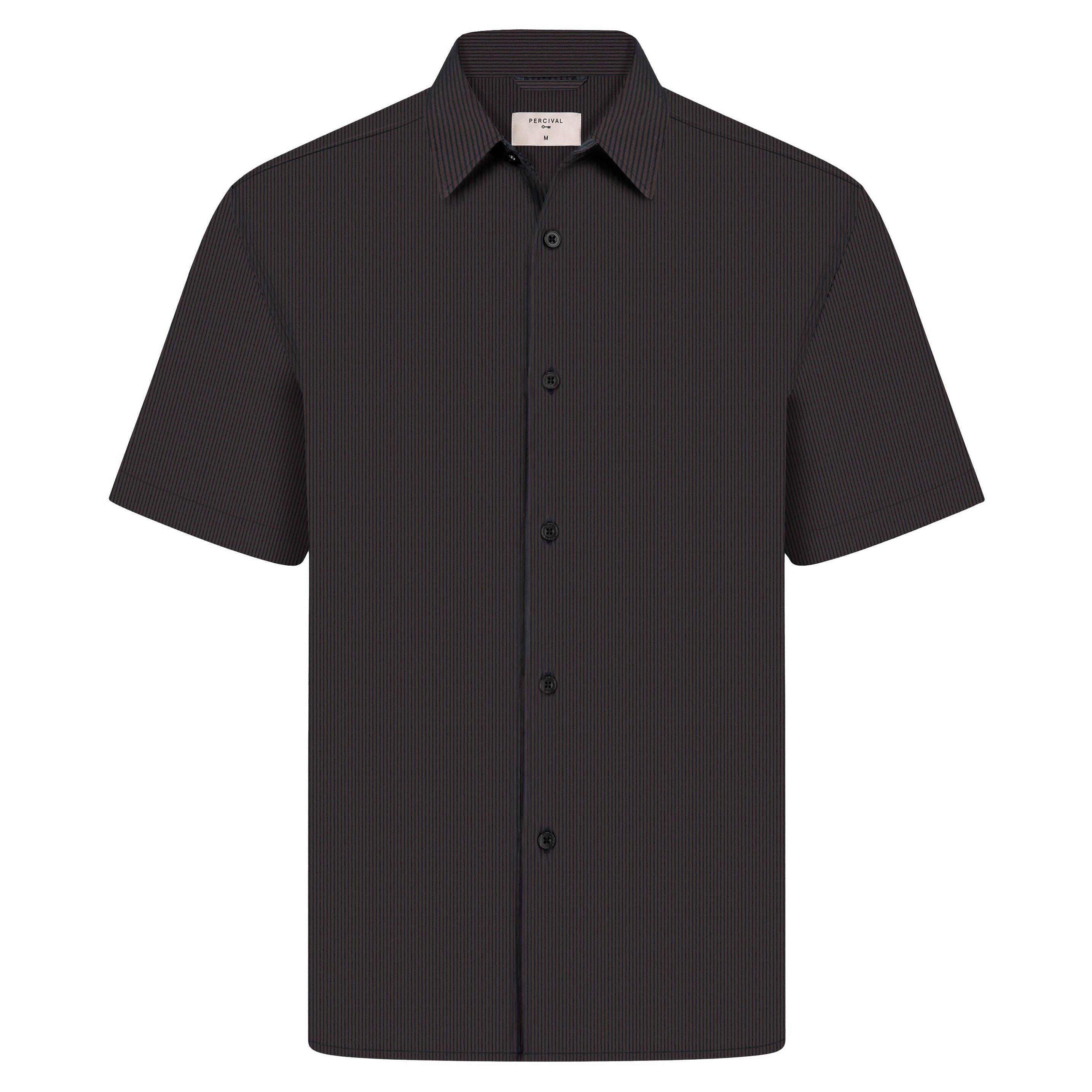 NAVY - Percival - PERCIVAL SSUCKER SHIRT SS