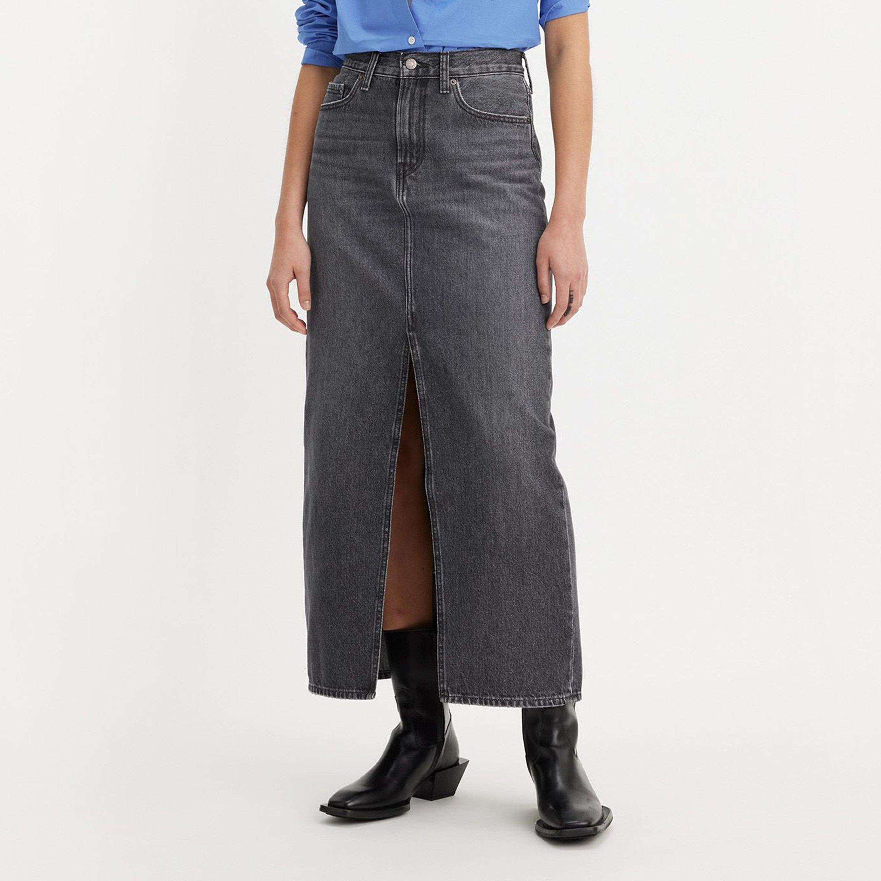 Levis Women's Ankle Column Denim Skirt - Adventure Se - 25 L32
