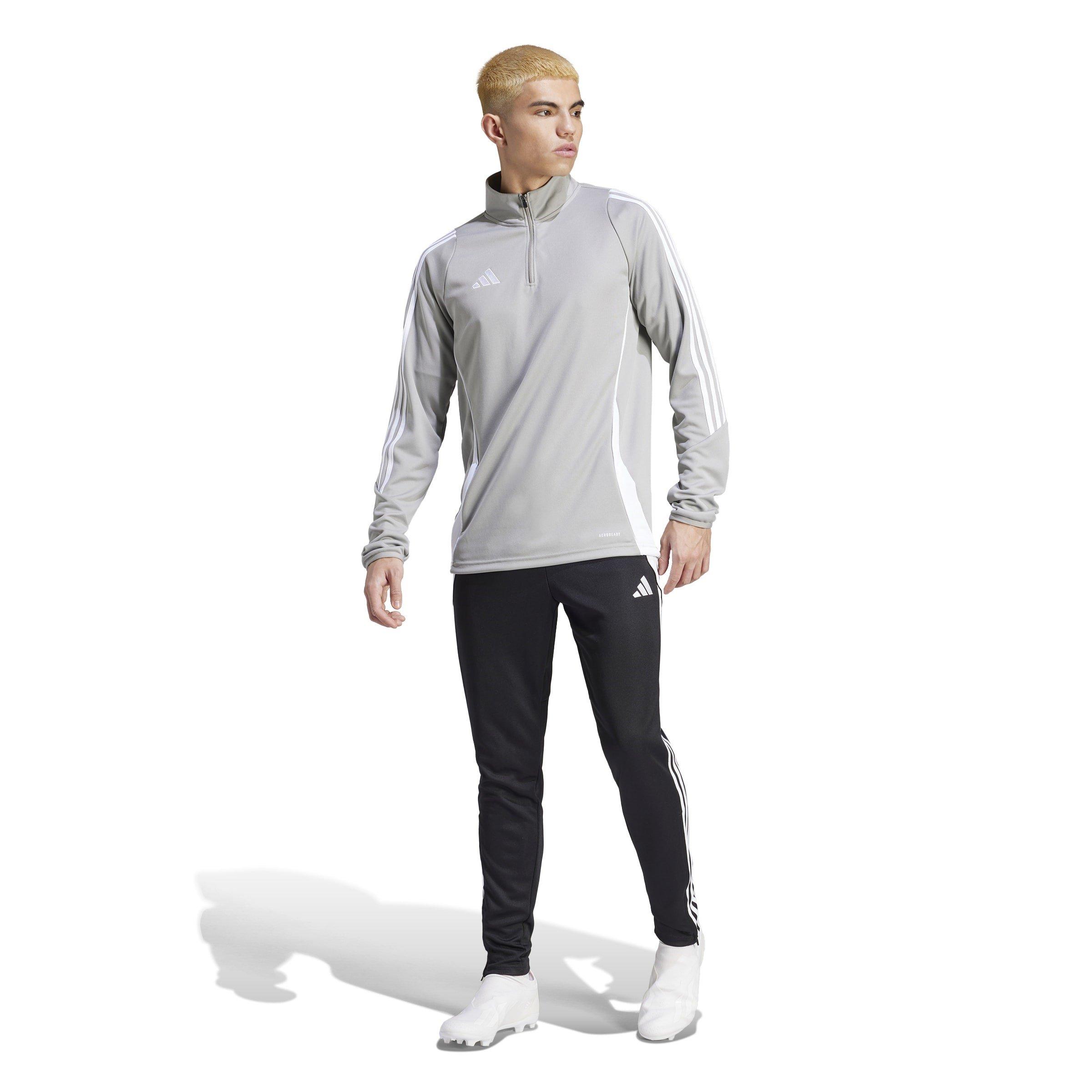 gris moyen/blanc - adidas - Tiro 24 Training Top Mens - 7