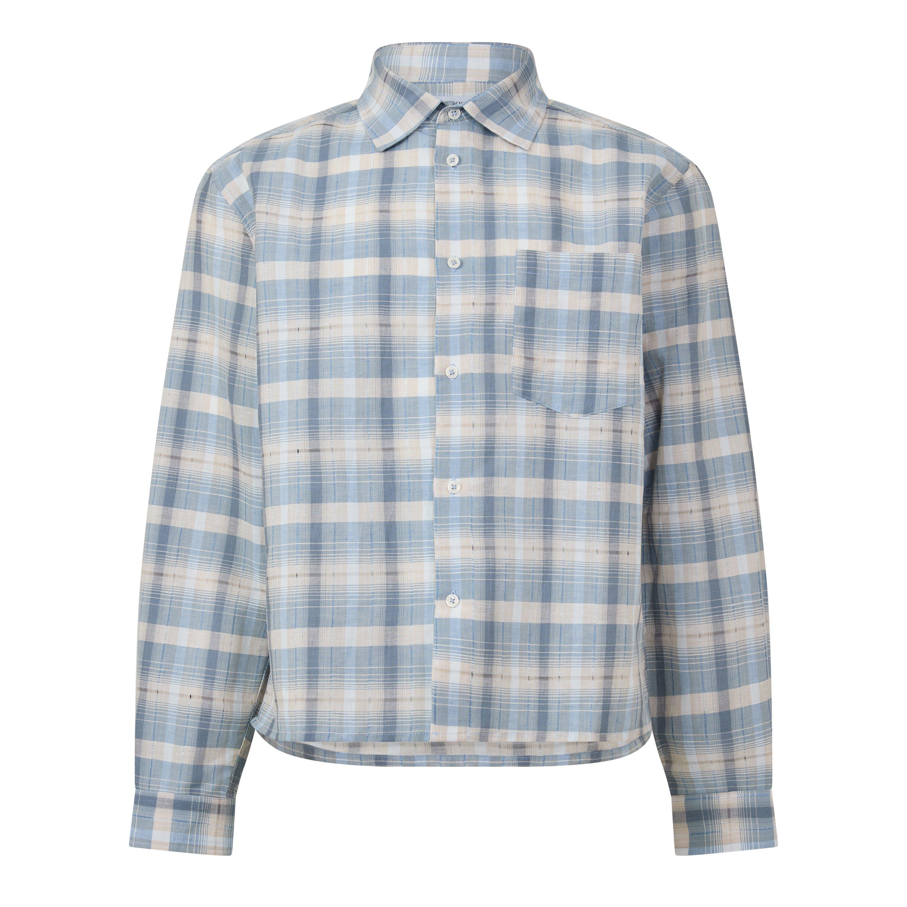 BLUE AND OTHER - Percival - Men's Percival Check Long-Sleeve Patterned Shirt - 1